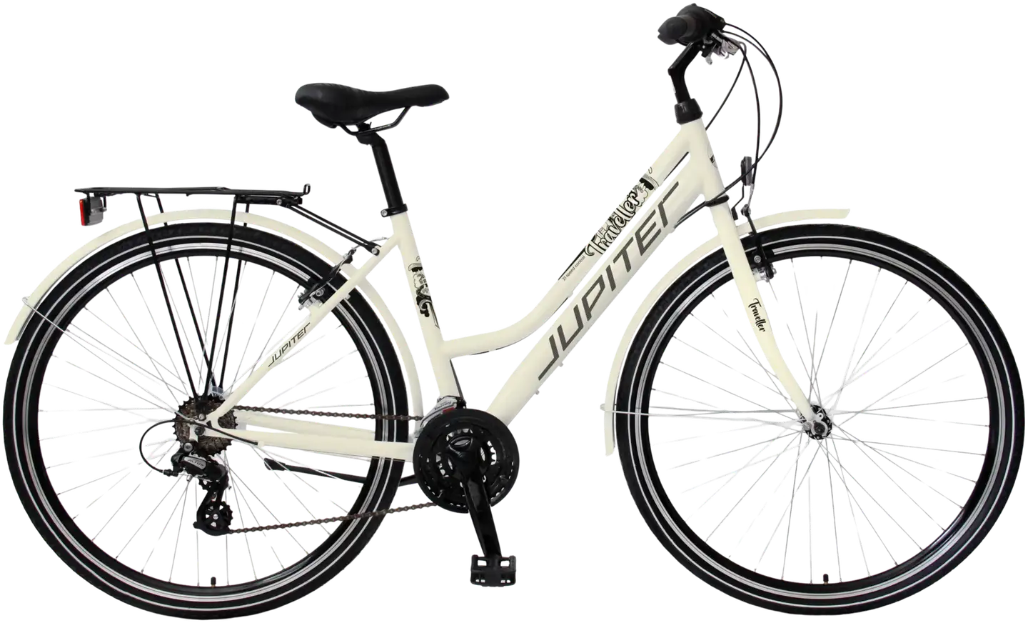 Jupiter Traveller 28" retkipyörä 21-vaihdetta runko 48,3 cm valkoinen