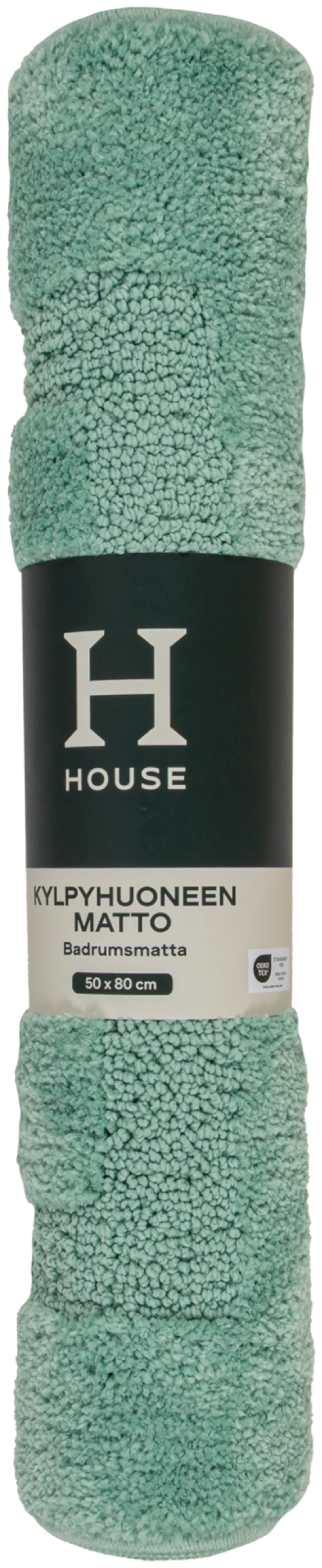 House kylpyhuoneenmatto Bea 50x80 cm minttu - 3
