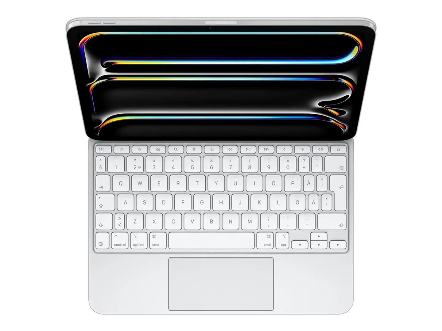 Apple Magic Keyboard for iPad Pro 11inch M4 and Air 11inch M2 Swedish valkoinen (2024) - 2