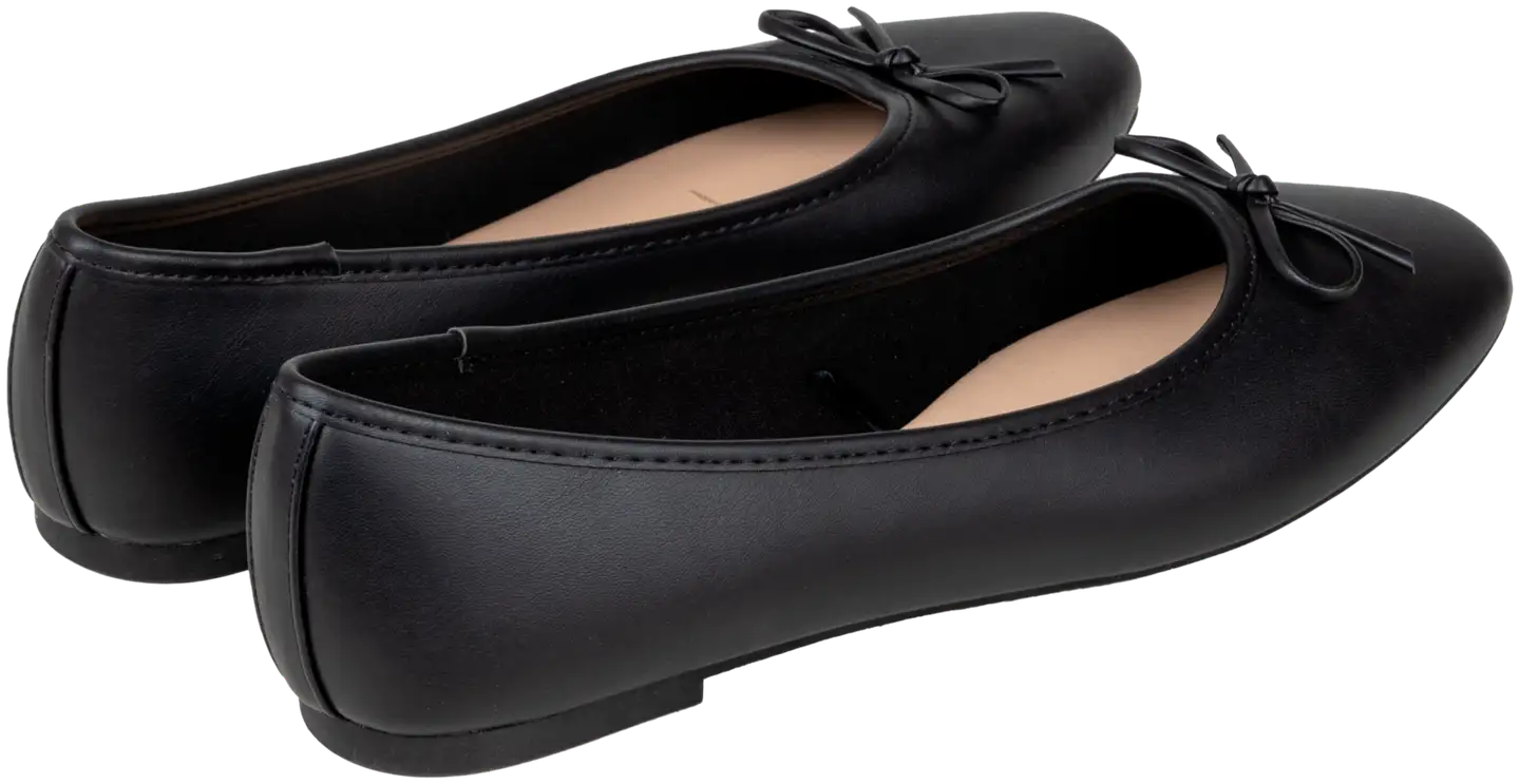 TEX naisten ballerina I965516 - BLACK 1 - 2