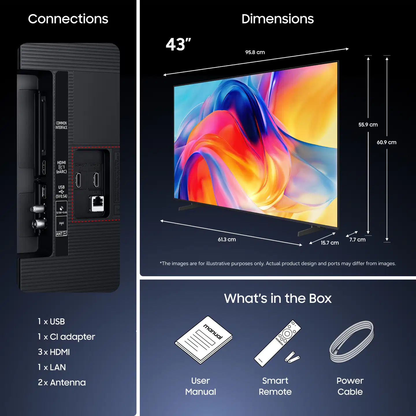Samsung 43" 4K UHD Mini LED Smart TV TU43M72HBUXNA - 6