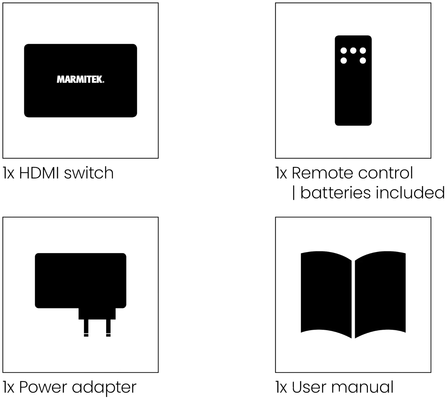 Marmitek HDMI-kytkin Connect 620 UHD 2.0 HDMI-kytkimellä voit liittää 4 laitetta television tai projektorin yhteen HDMI-tuloon. - 10