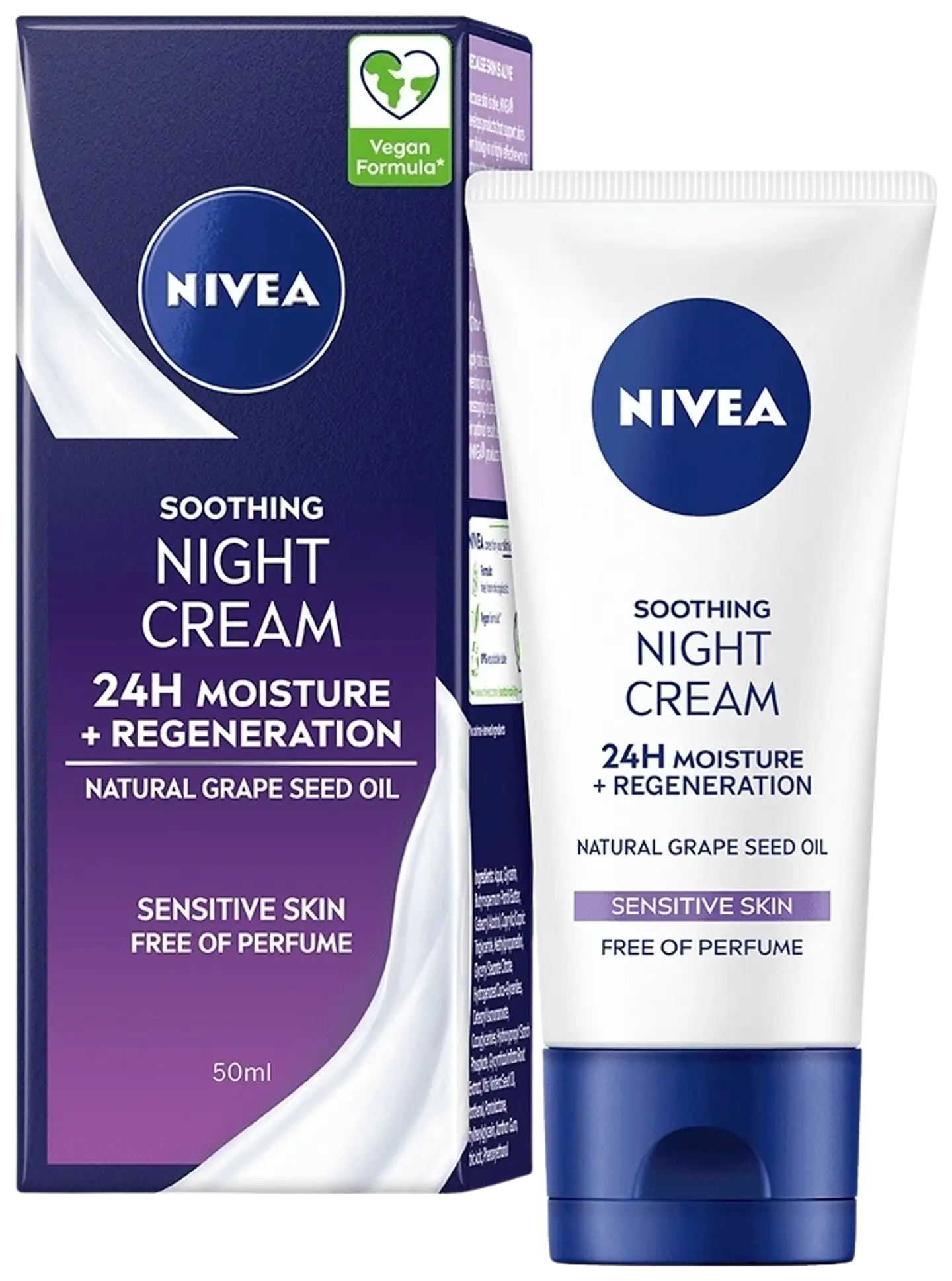 NIVEA 50ml Soothing Night Cream -yövoide - 3