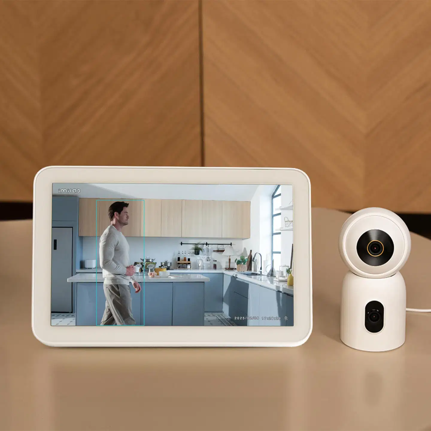 Imilab C30 Dual 3K+3K WiFi -valvontakamera kahdella objektiivilla sisäkäyttöön CMSXJ111A - 38
