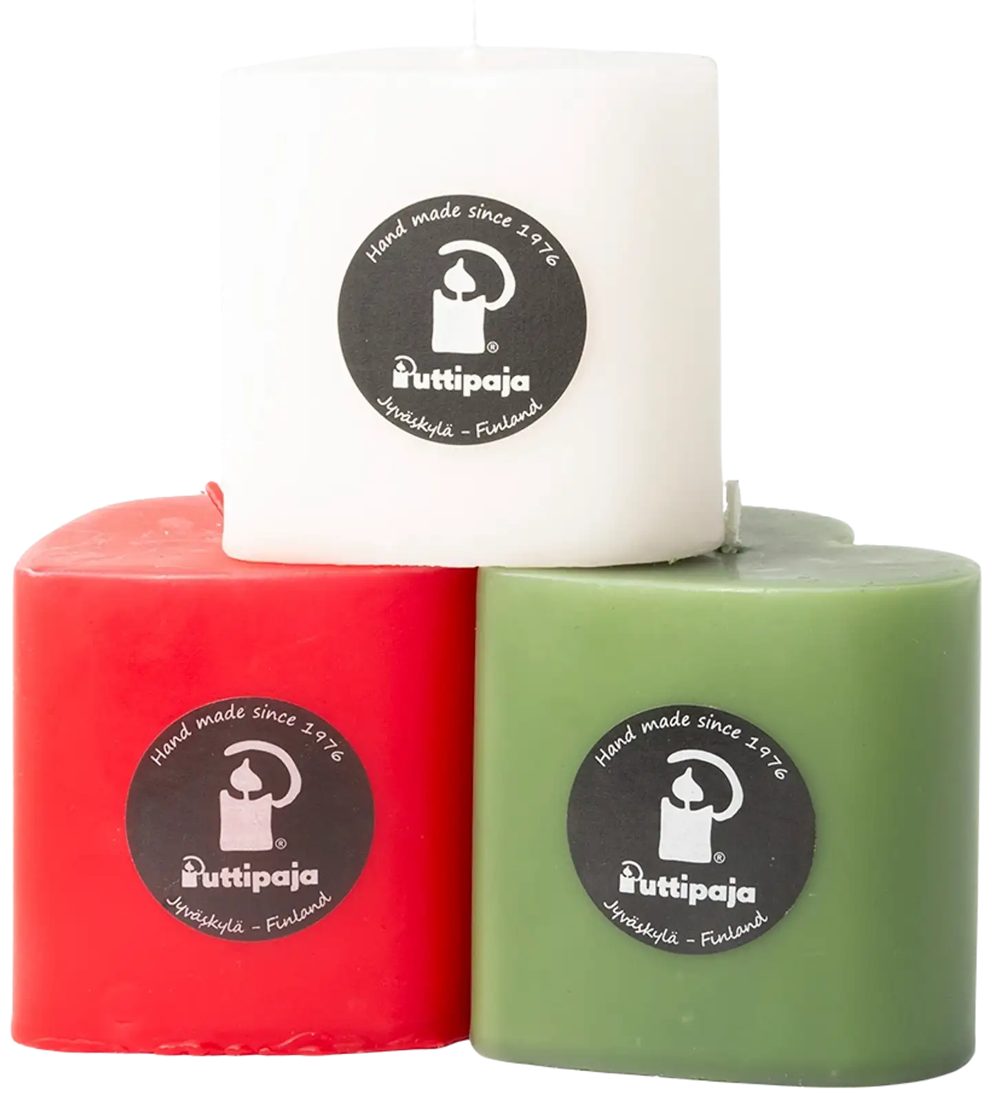 Puttipaja sydänkynttilä lajitelma - 2