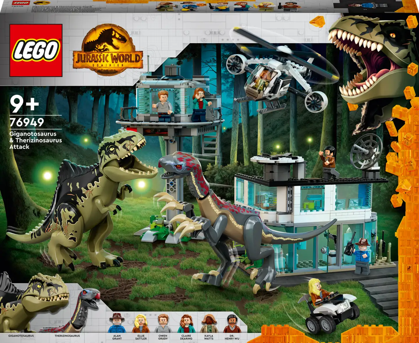 LEGO® Jurassic World 76949 Giganotosauruksen ja Therizinosauruksen hyökkäys - 1