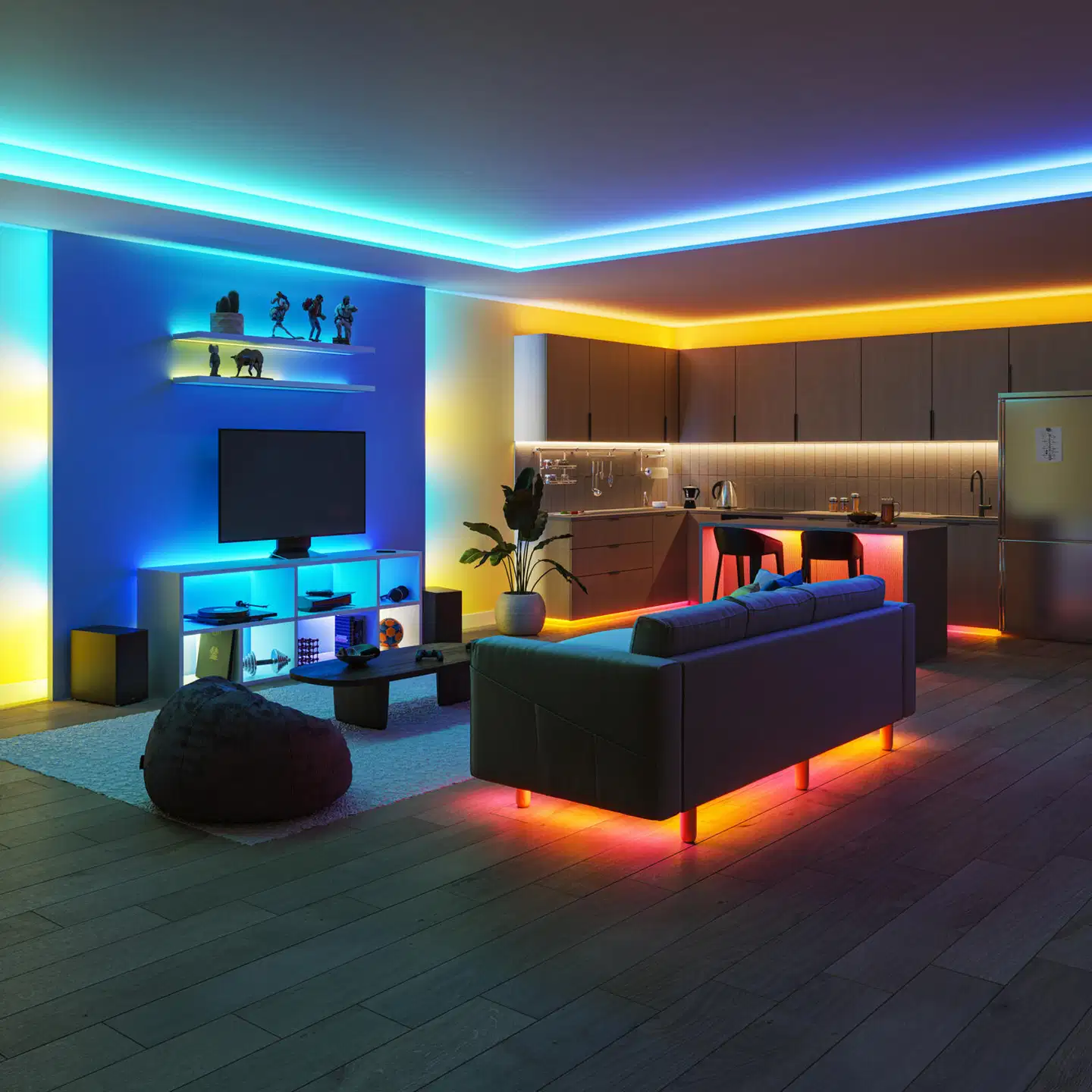 Philips Smart Lighting RGBICWW valonauha 10m USB-C Bluetoothilla ja kaukosäätimellä - 9