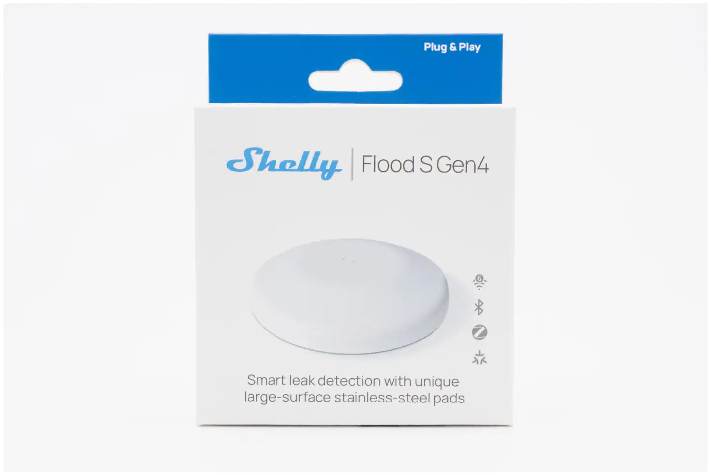 Shelly Flood S Gen4 - WiFi- ja Zigbee-vuotoanturi - 4
