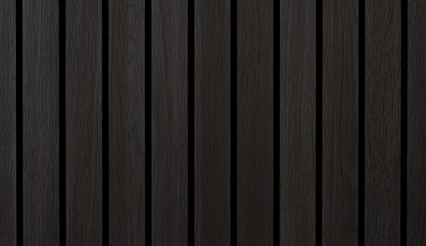 Maler Louvre uritettu rimasisustuspaneeli MDF 12x195x2500 ympäripontattu melamiini Grafiittitam 1,46m2 - 2