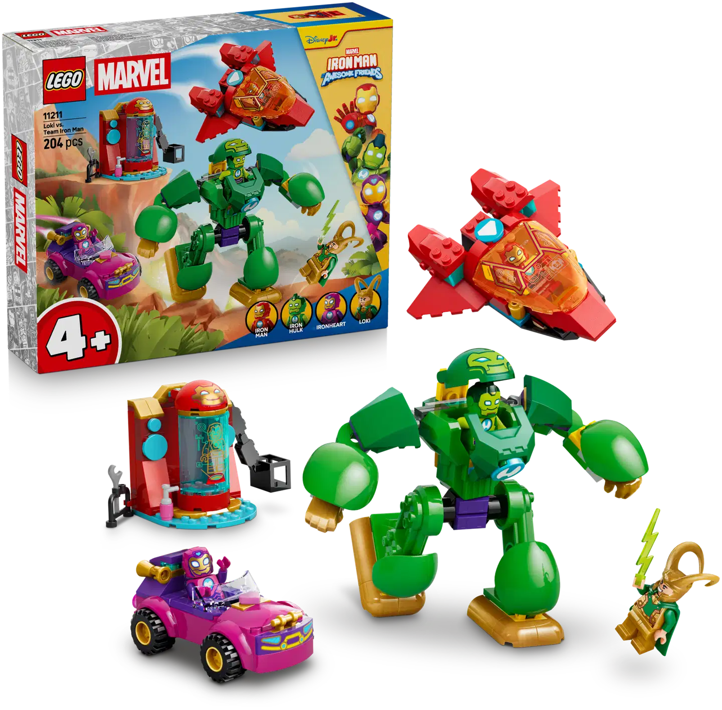 LEGO® Disney Junior Marvel 11211 Loki vastaan Iron Manin tiimi - 1