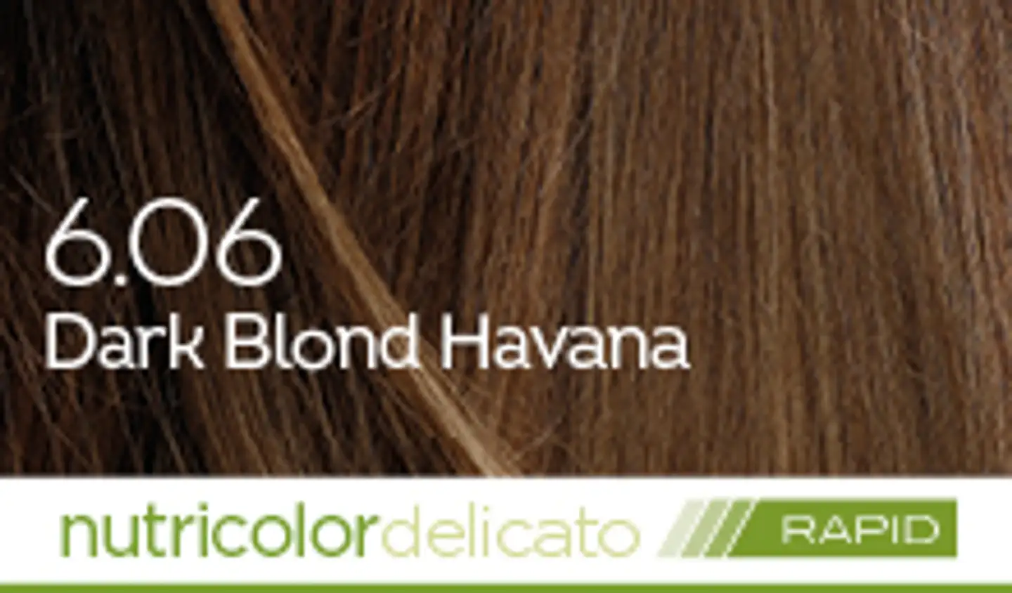 Biokap nutricolor delicato rapid 6.06 dark blond havana - 3