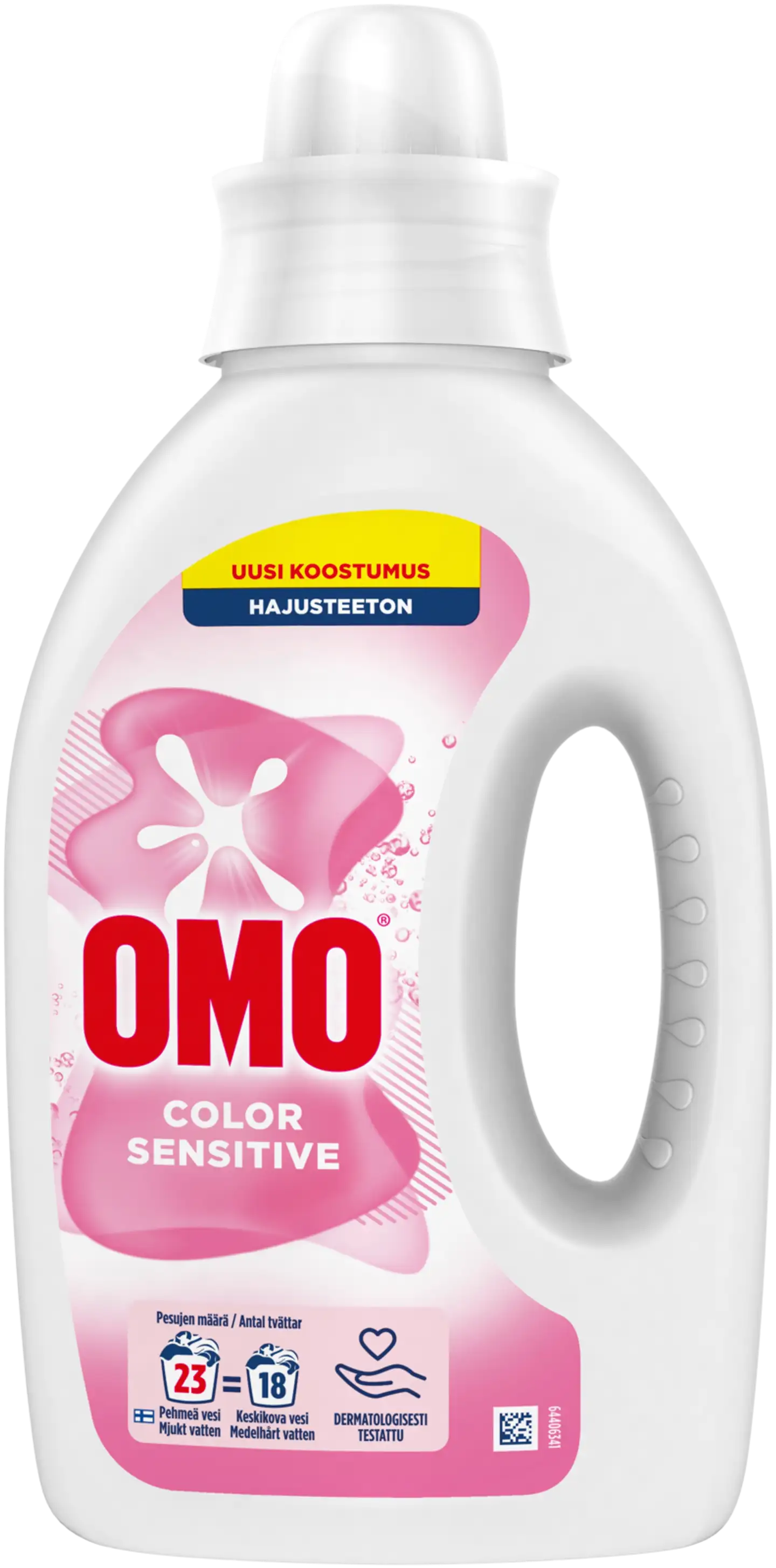 Omo Color Sensitive Nestemäinen pyykinpesuaine Hajusteeton 920 ml 23 pesua