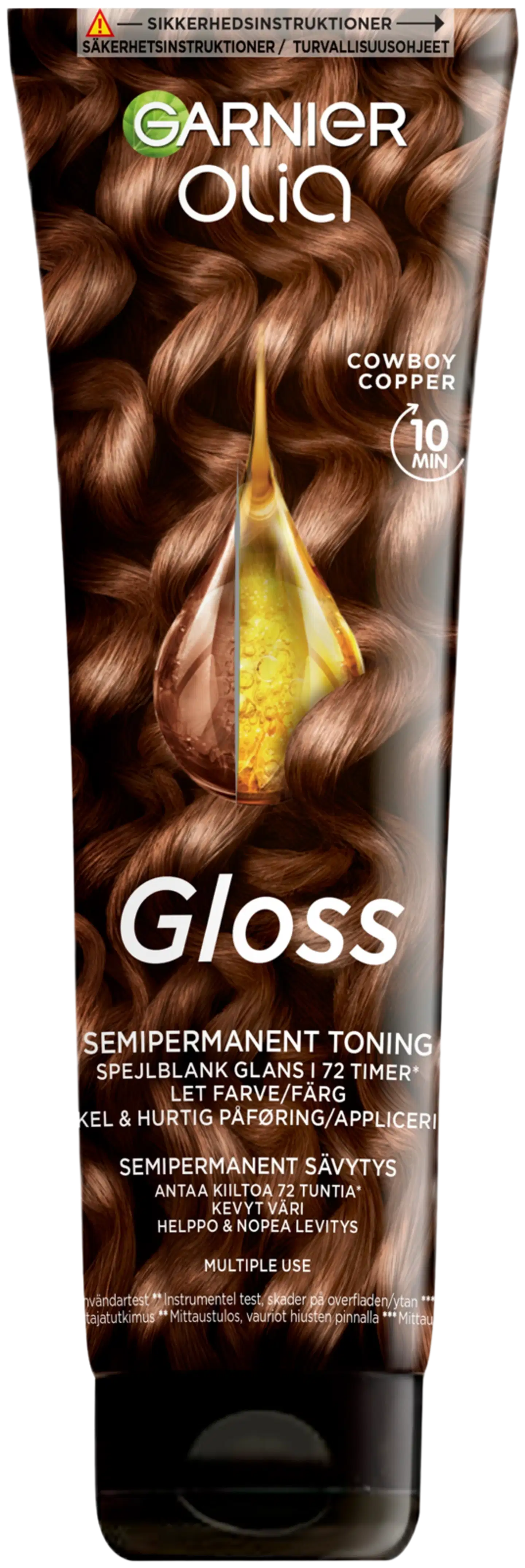 Garnier  Olia Gloss kiiltoa antava sävyte Cowboy Copper 150ml - 1