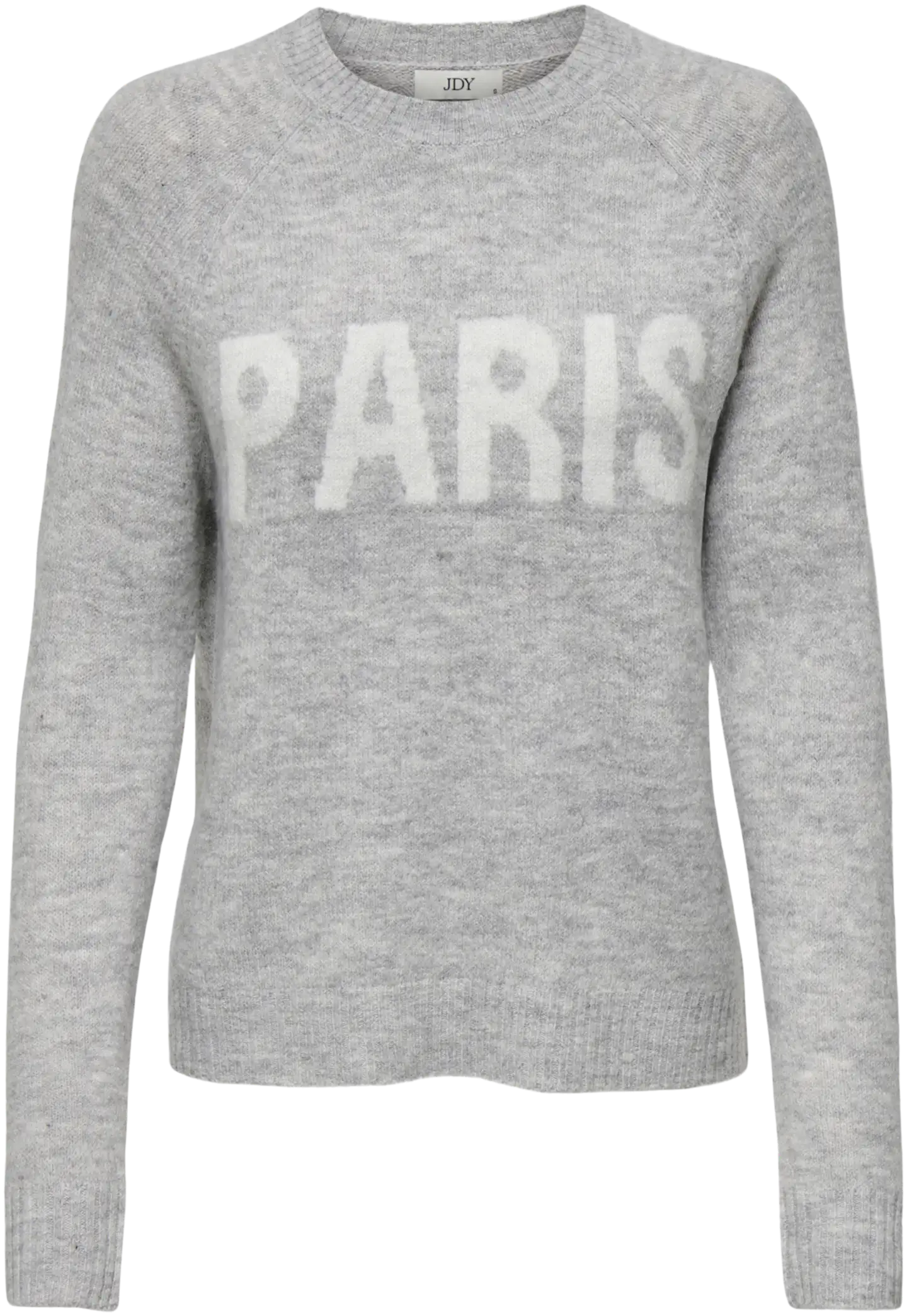 JDY naisten pehmeä PARIS -neule Jdycity - Light Grey melange - 1