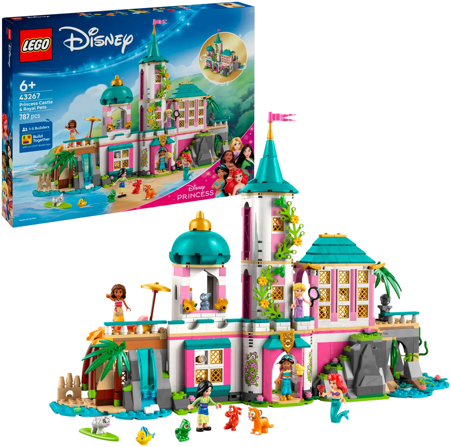 LEGO® Disney Princess 43267 Prinsessalinna ja kuninkaalliset lemmikit - 1