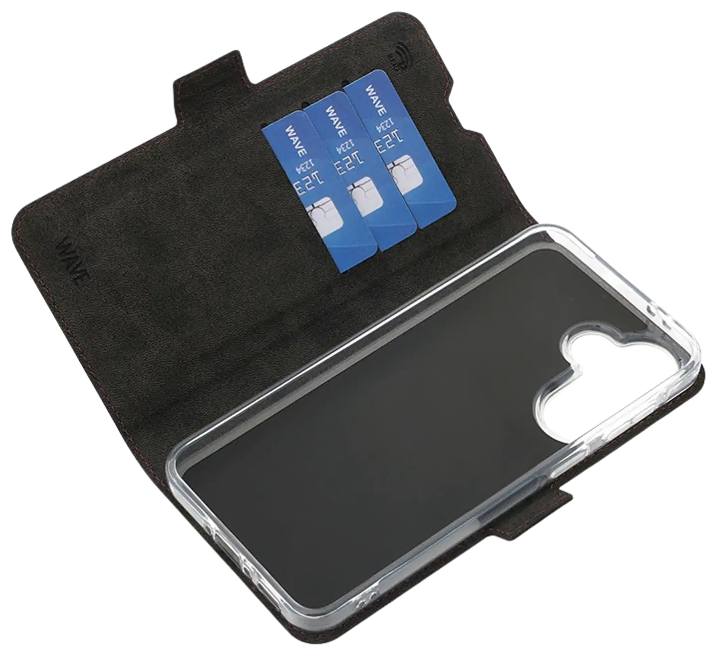 Wave Book Case, Samsung Galaxy A37 5G, Smoky Sangria - 4