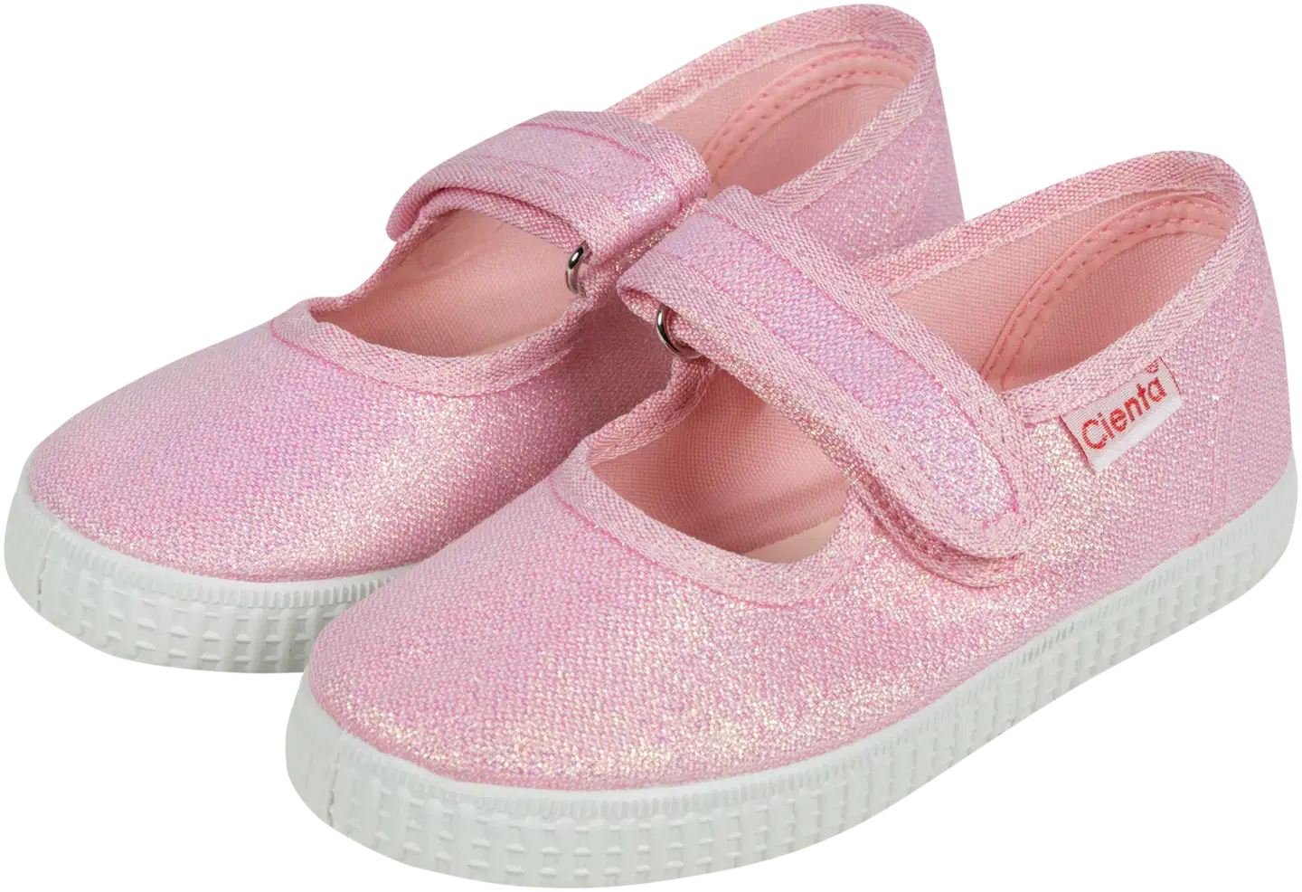 Cienta lasten kangaskengät Glitter 56083 - ROSA - 1