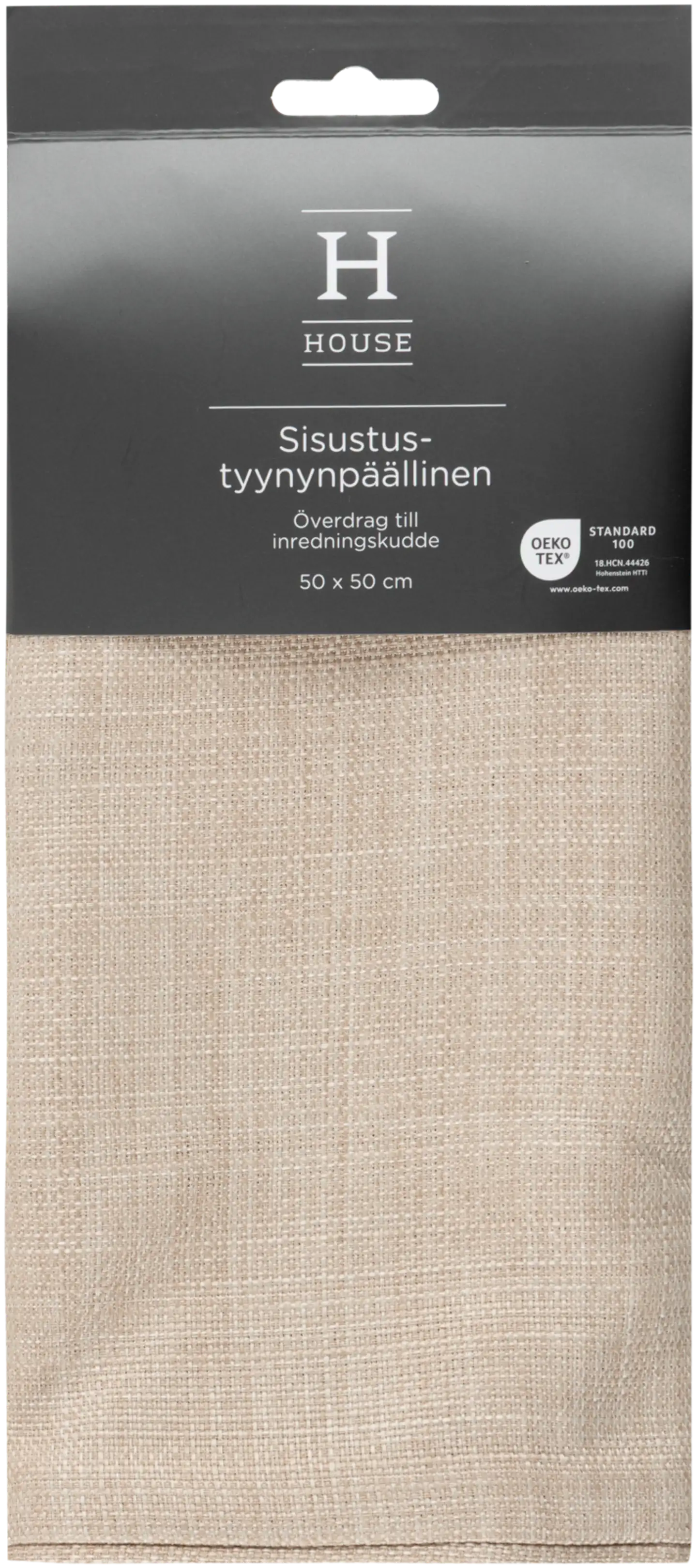 House sisustustyynynpäällinen Albert meleerattu 50x50 cm beige - 2