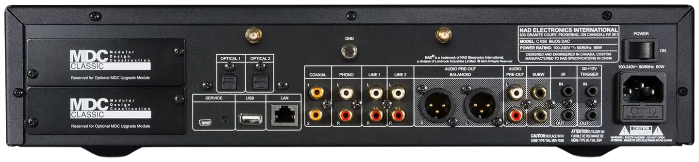 NAD esivahvistin C658 DAC - 2