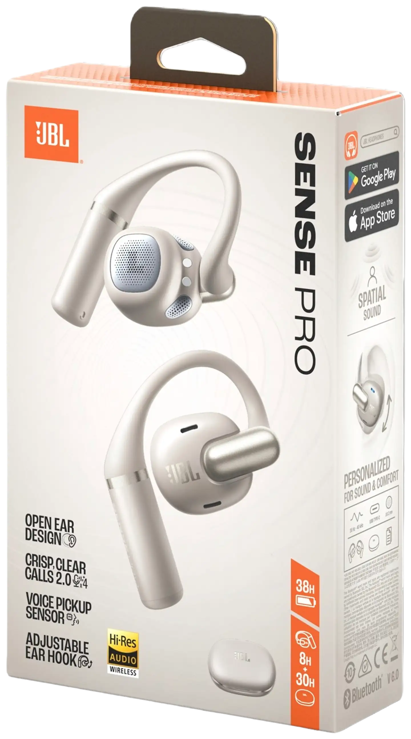 JBL langattomat avoimet kuulokkeet Sense Pro harmaa - 10