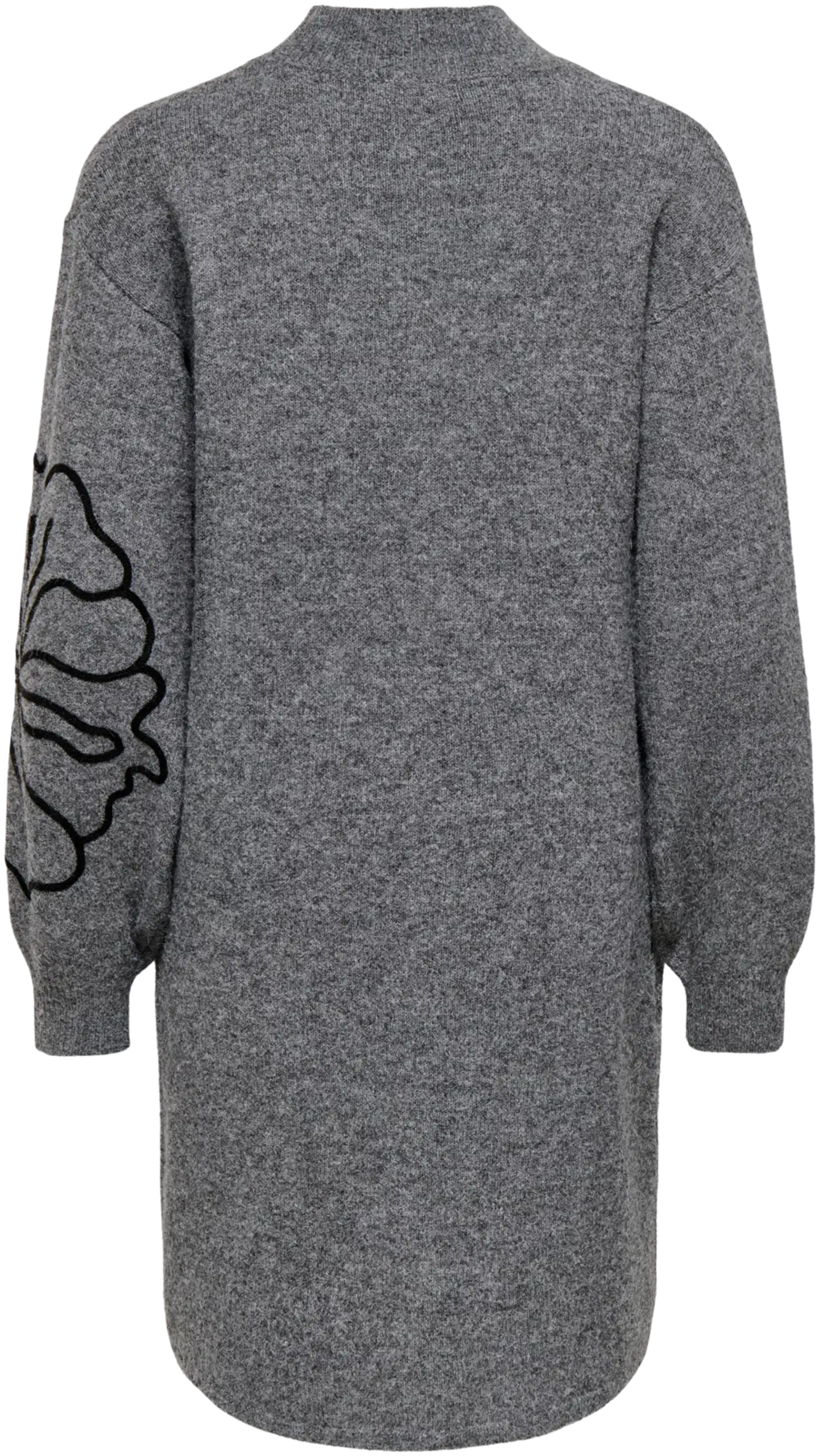 JDY naisten neulemekko Jdyjella - Medium Grey Melange - 2
