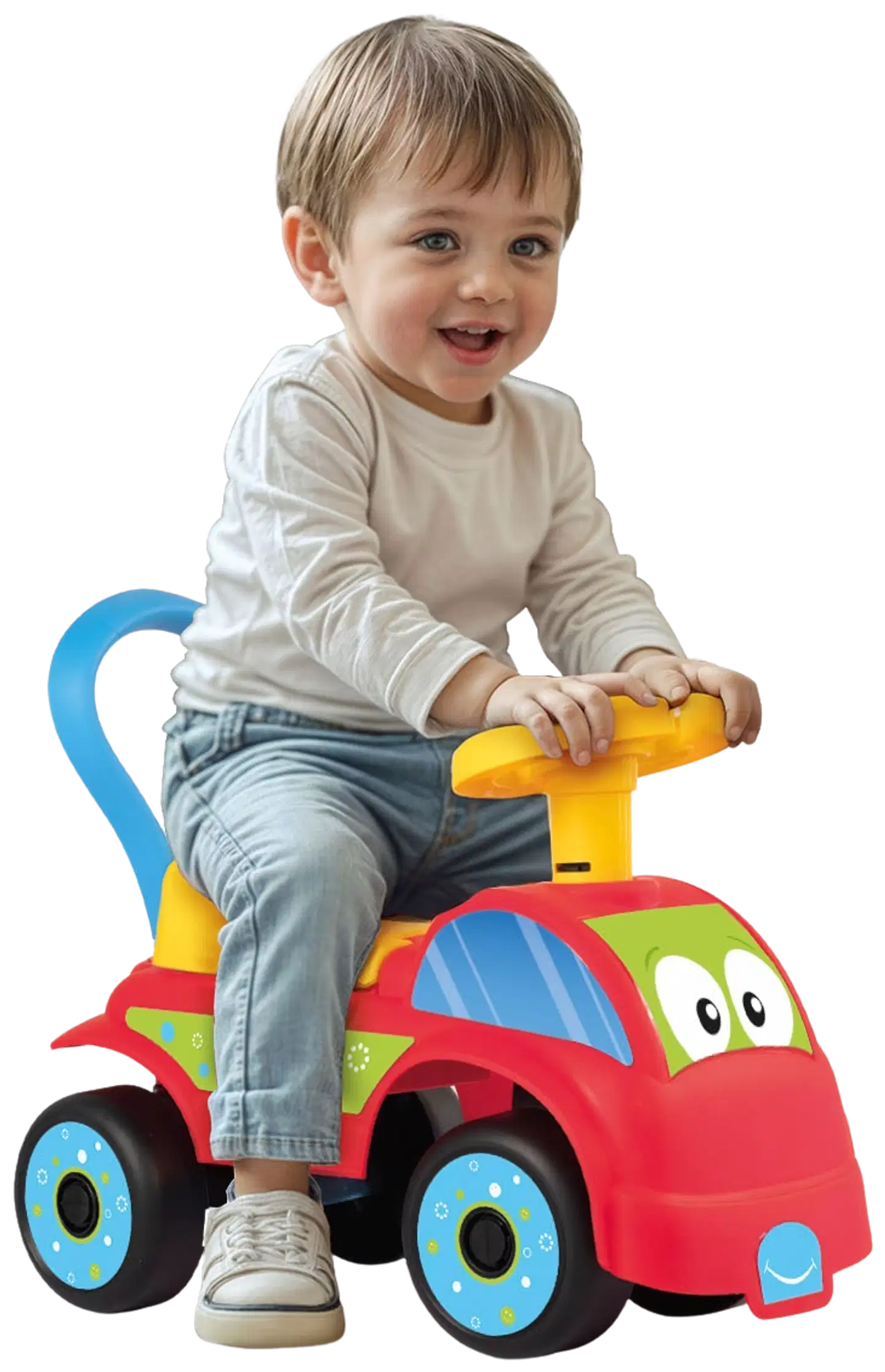 Dolu hymyilevä potkuauto - 2