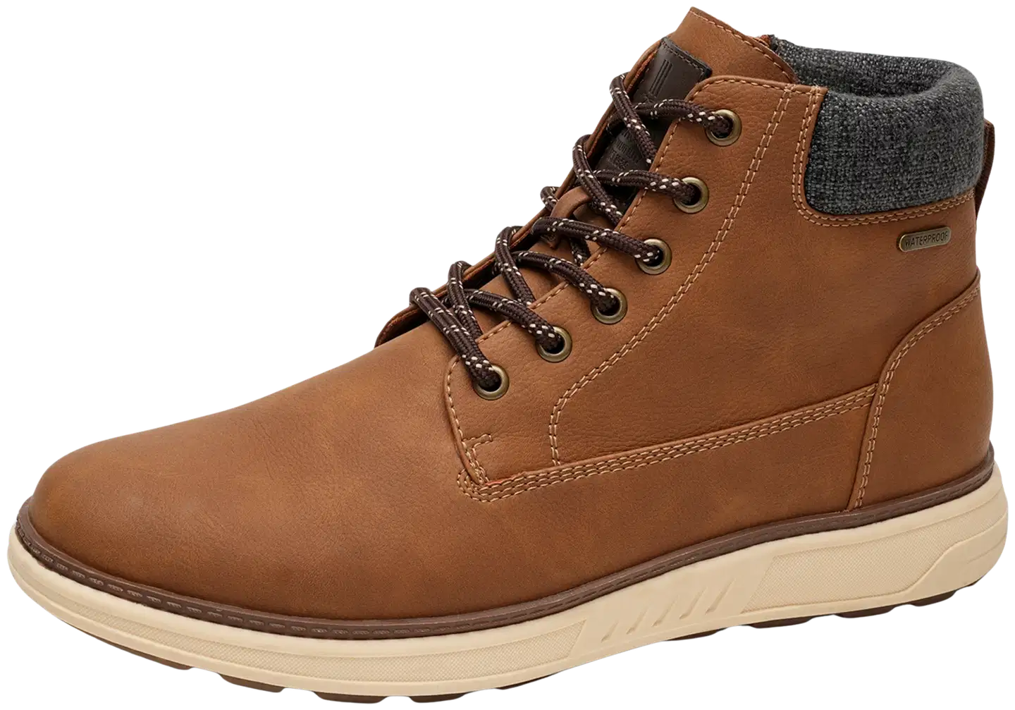 WKLY. miesten vedenpitävät vapaa-ajan talvikengät Cooper WP WL Boot Cognac - Cognac - 3