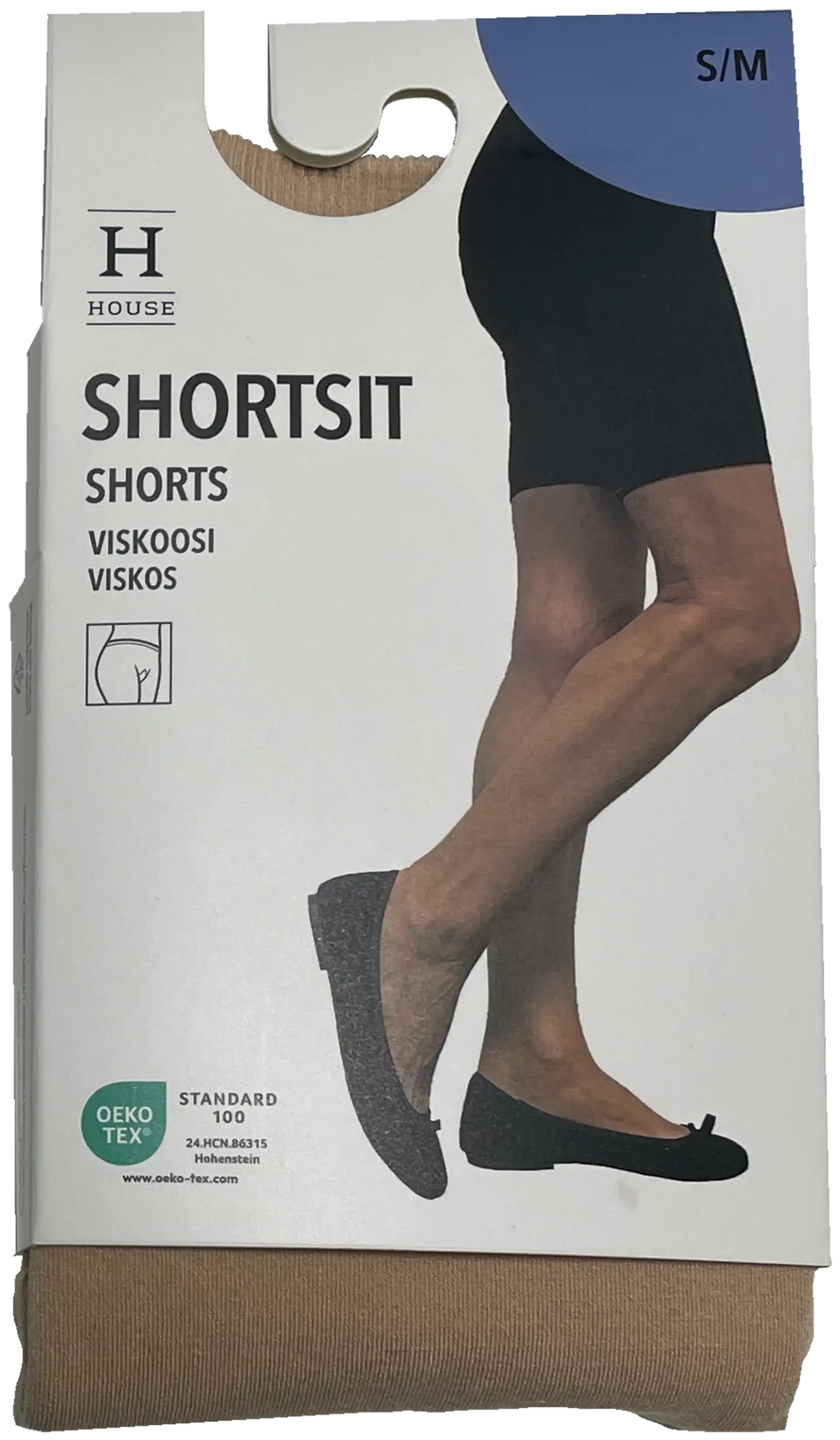 House naisten biker-shortsit 171ZZ1035 - NUDE