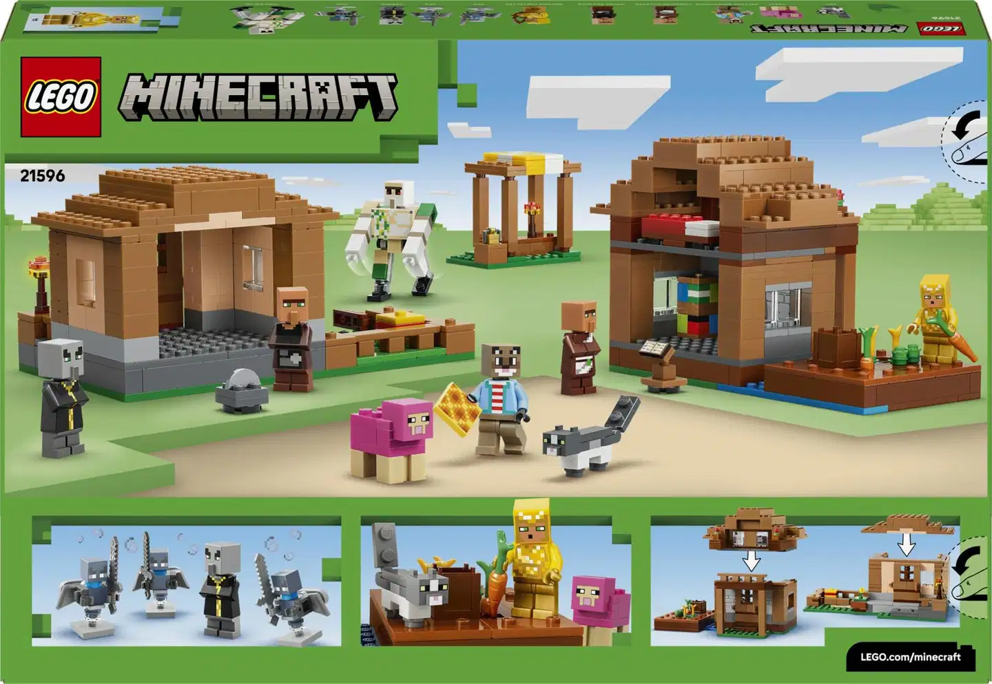 LEGO® Minecraft 21596 Hyökkäys kutsuilijakylään - 4