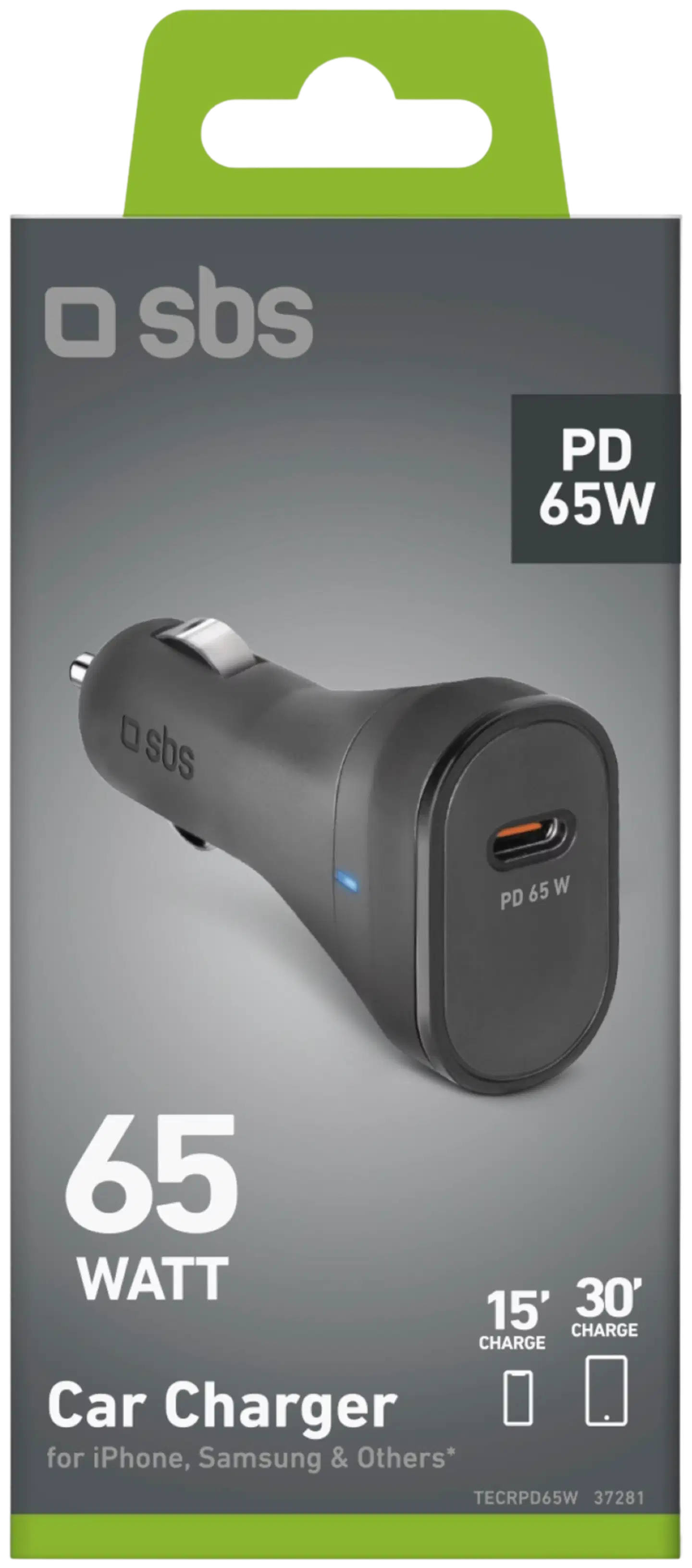 SBS autolaturi Usb-C Pd 65 W - 2