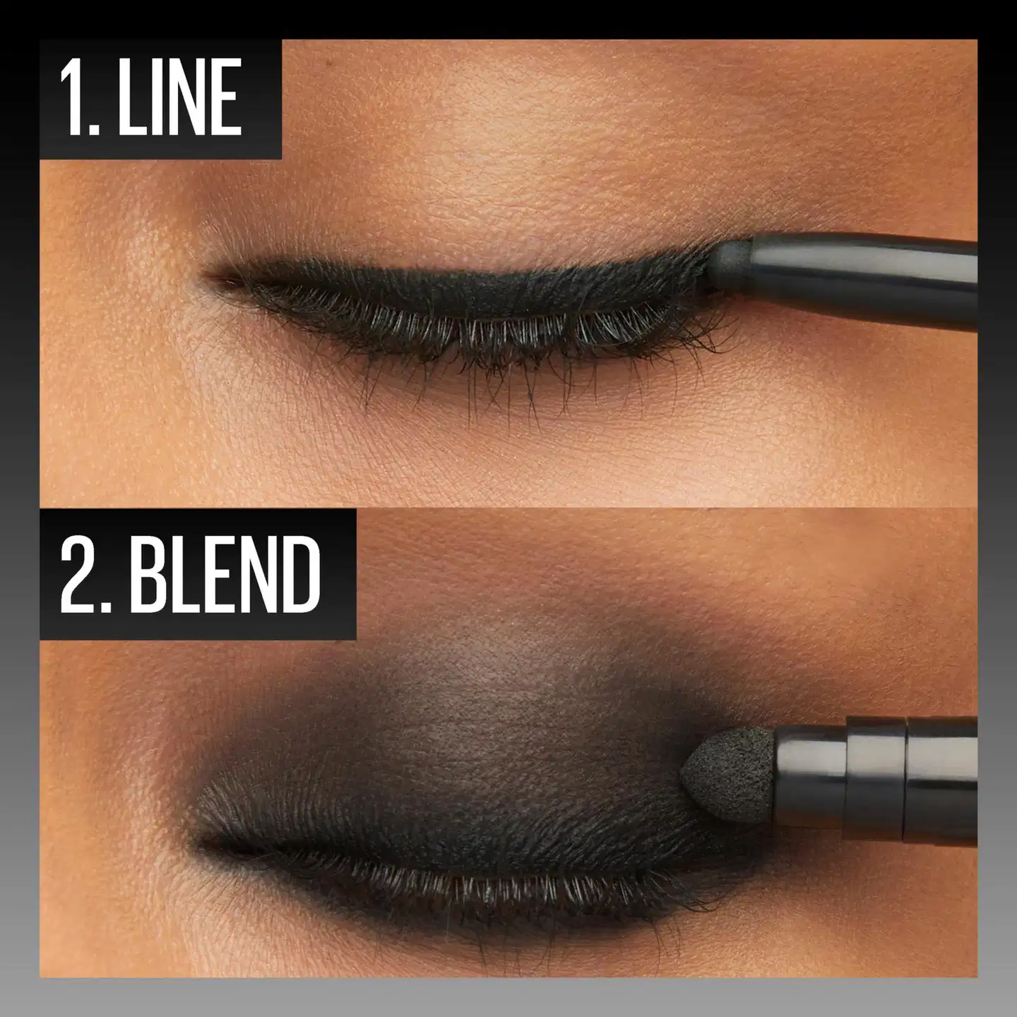 Maybelline New York Tattoo Liner Automatic Gel pencil 40 Espressotini silmänrajauskynä 0,28 g - Pitch Black - 4