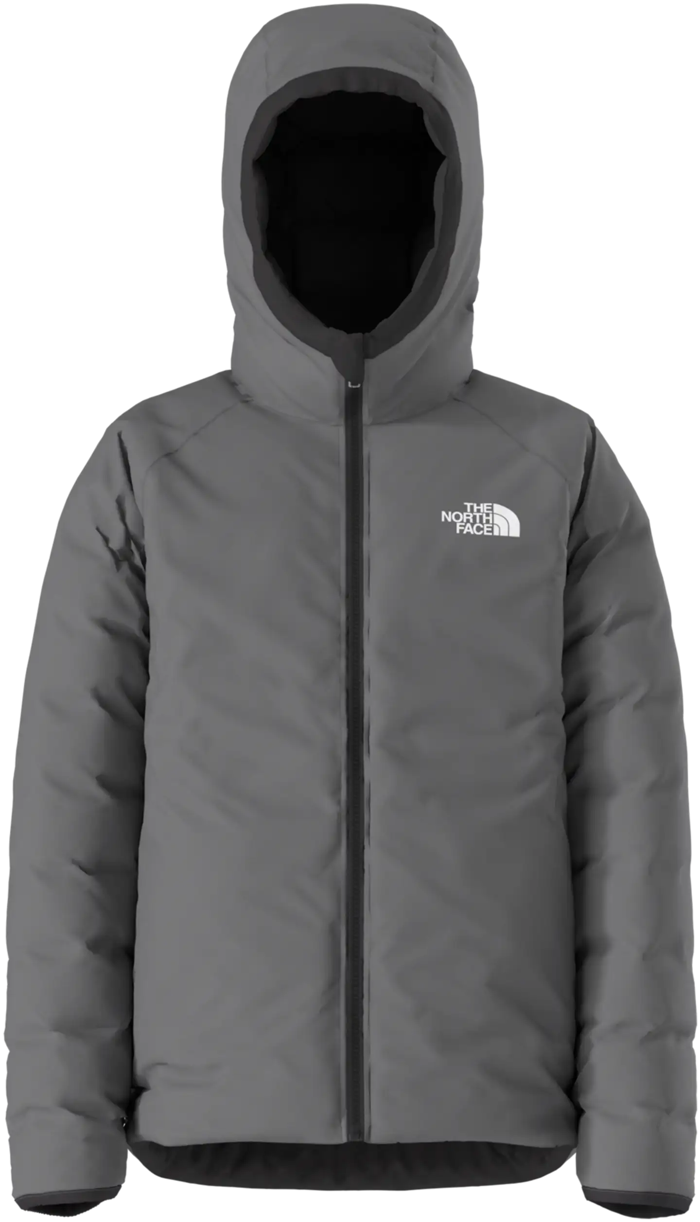 The North Face Nuorten käännettävä talvitakki B REV. PERRITO HOODED - BLACK - 2