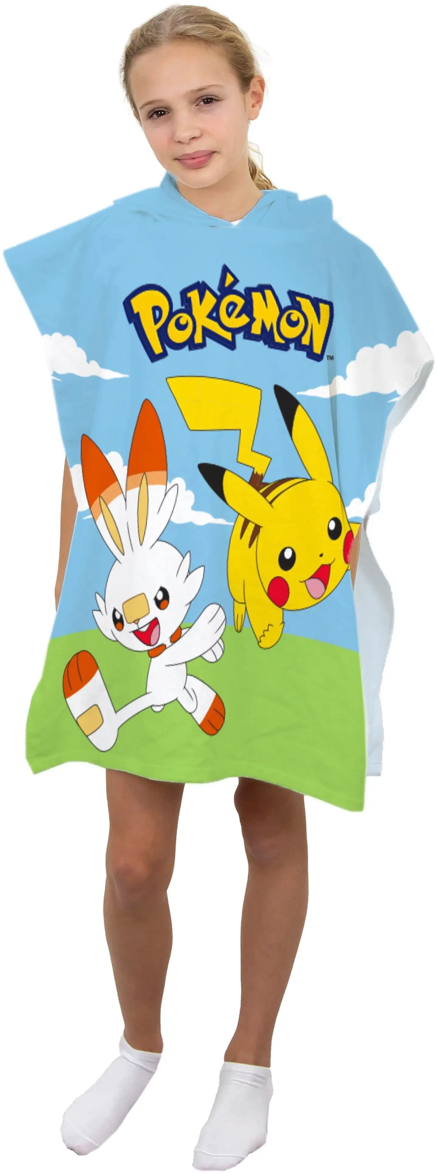Pokemon lasten kylpyponcho 50x115 cm monivärinen - 4