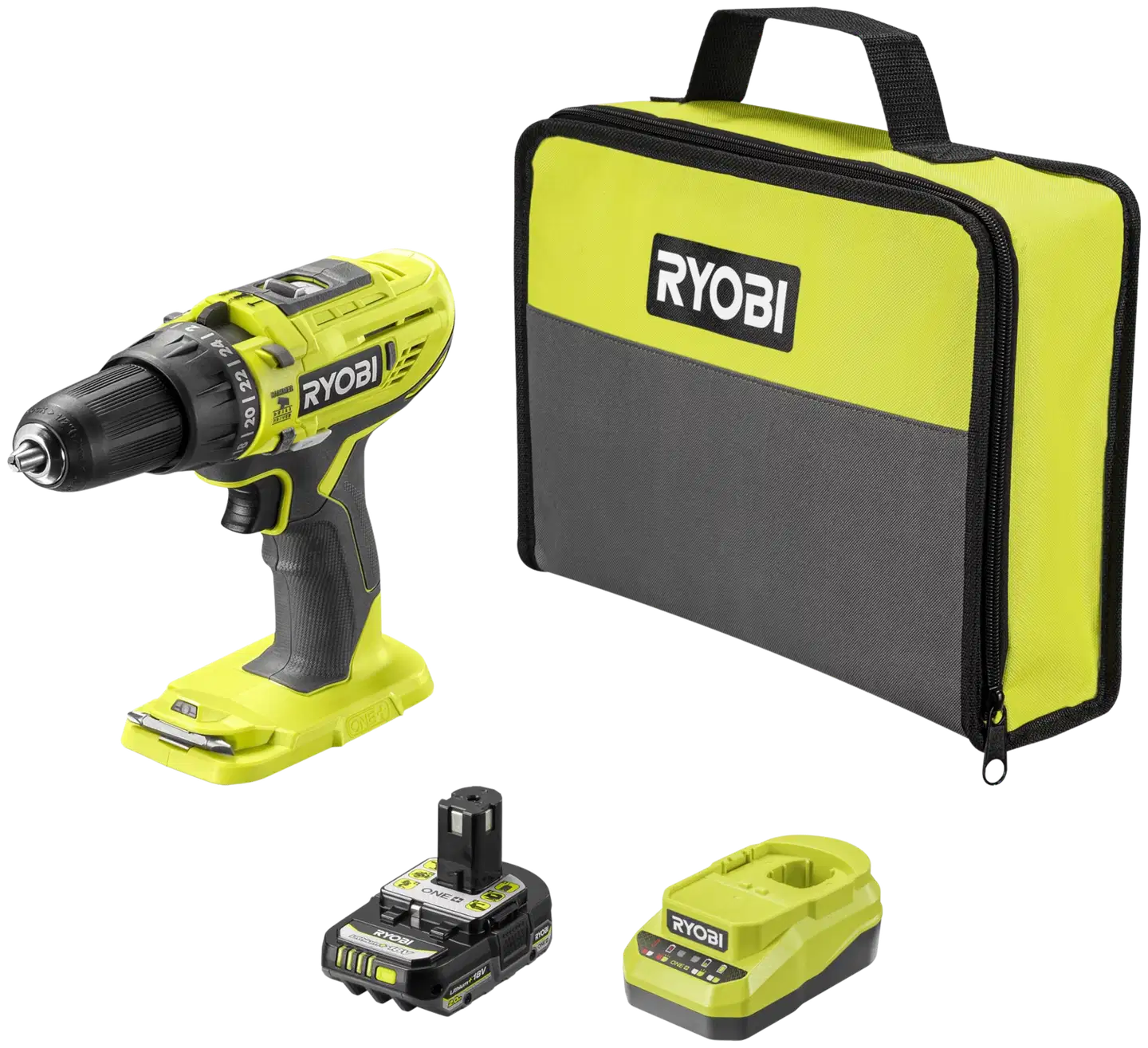 RYOBI iskuporakone R18PD32-1C20SP ONE+