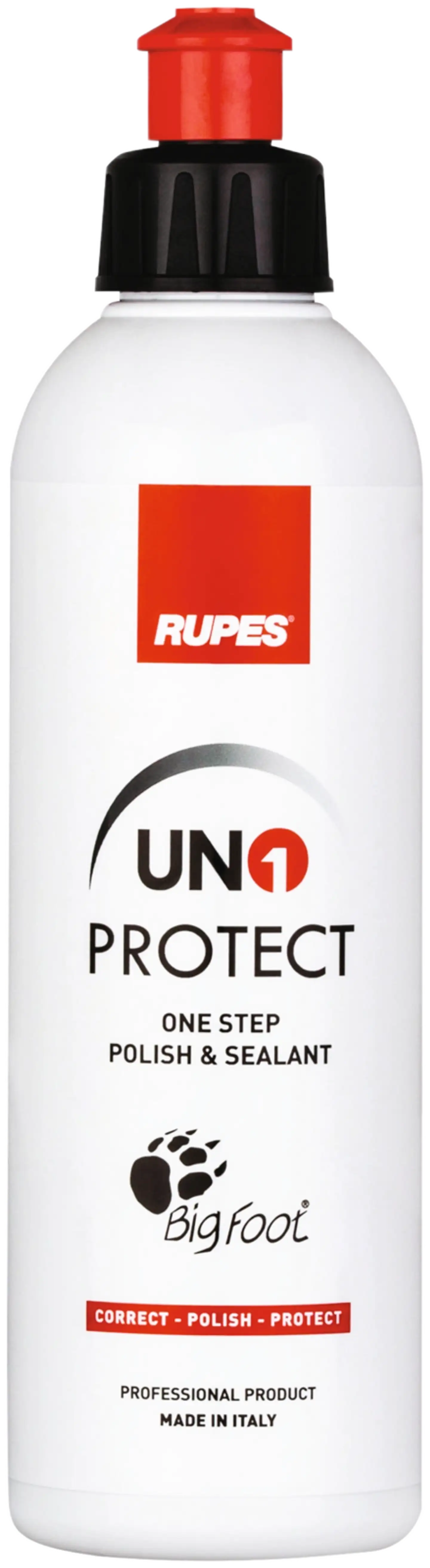 Rupes UNO 9.PURE250  Ultra Finishing 250ml on viimeisintä teknologiaa hyödyntävä, erittäin hienojakoisiin hiomapartikkeleihin perustuva kiillotusaine.