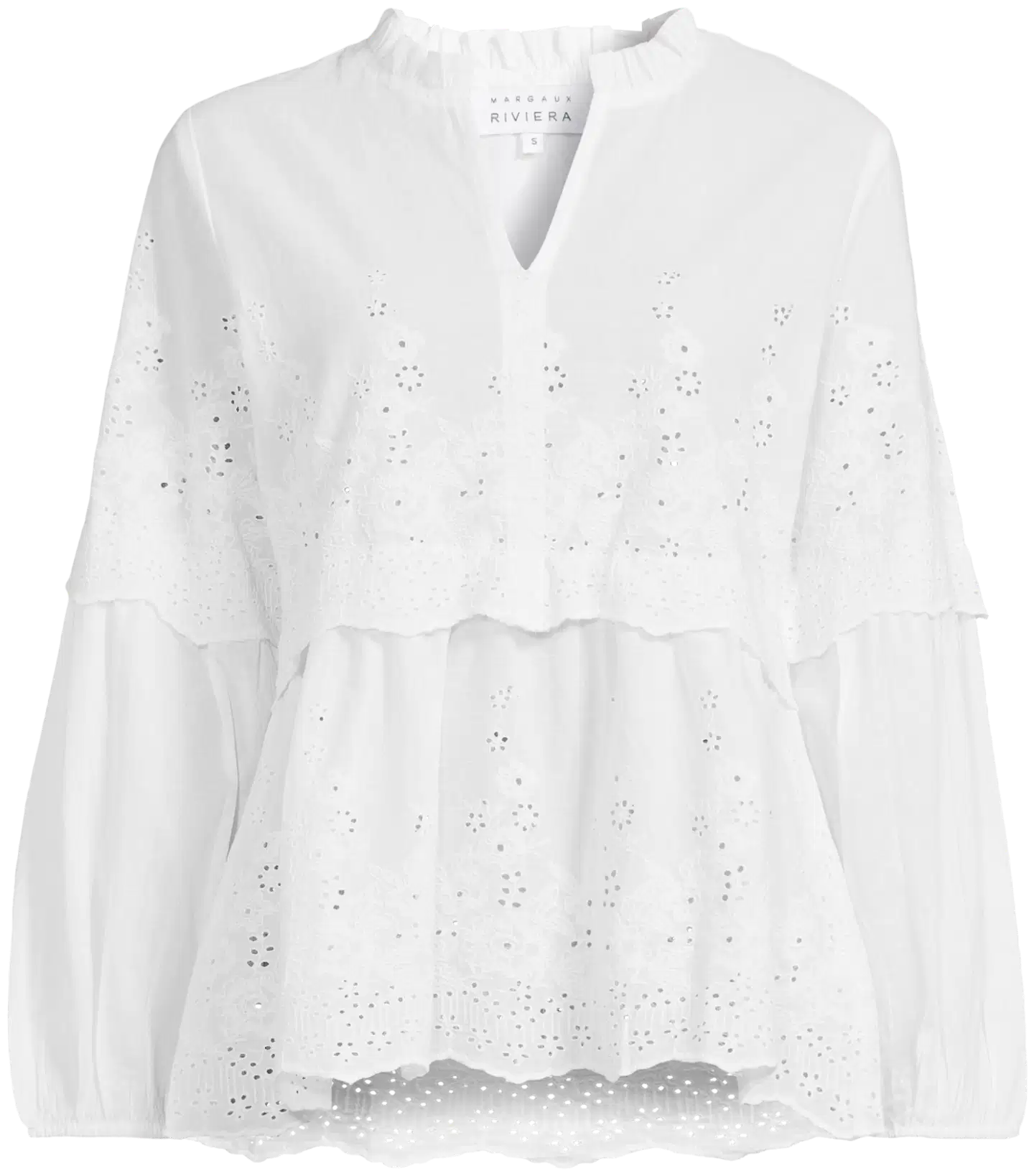 Margaux Riviera naisten pusero SDSL-SS26-02 - WHITE - 2