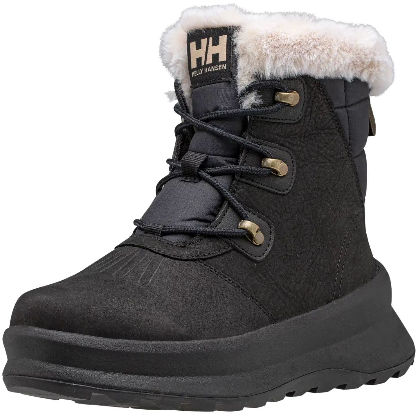 Helly Hansen naisten talvinahkanilkkuri W Garibaldini 12150 - Black/Cream - 2