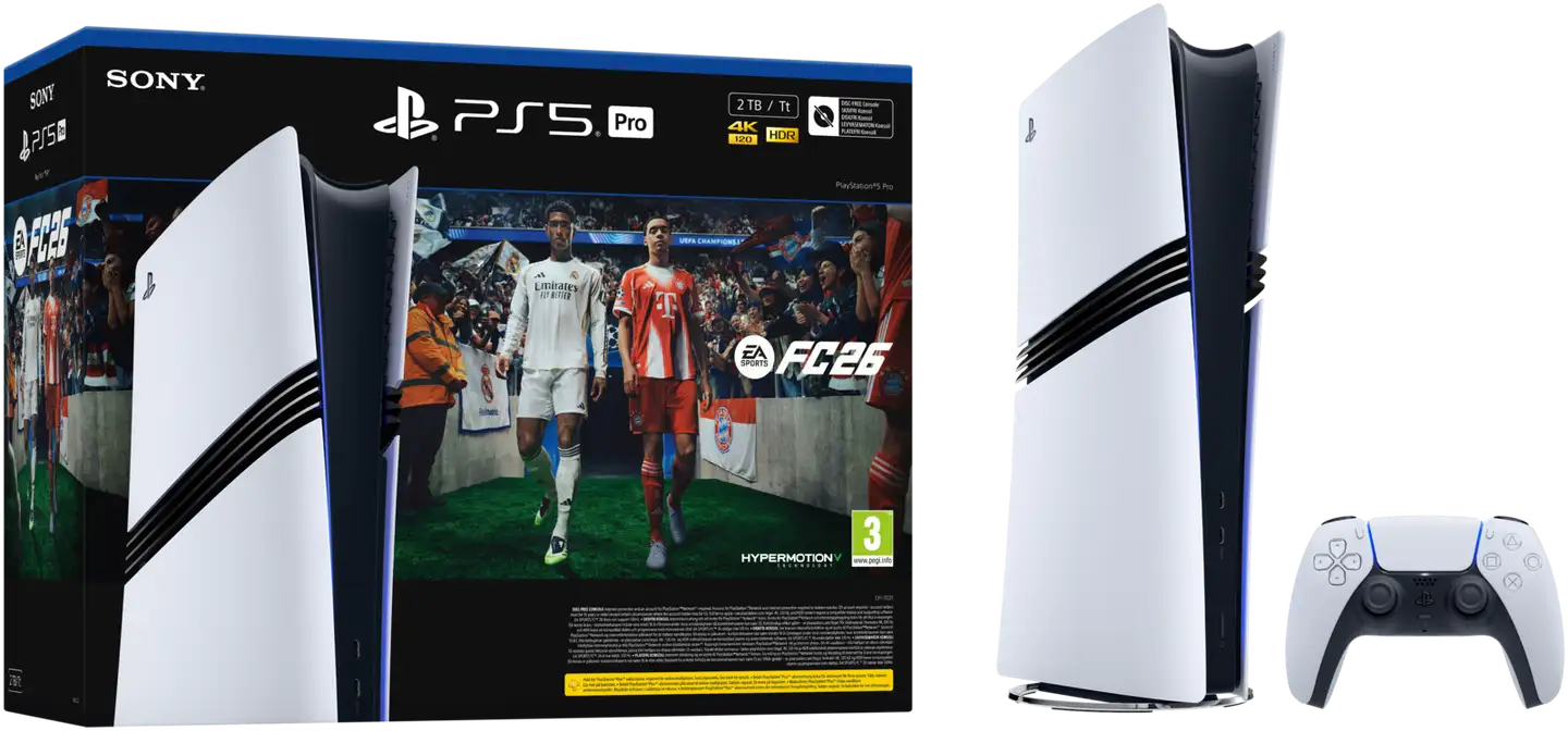 PlayStation 5 pelikonsoli Pro EA FC 26 paketti - 1