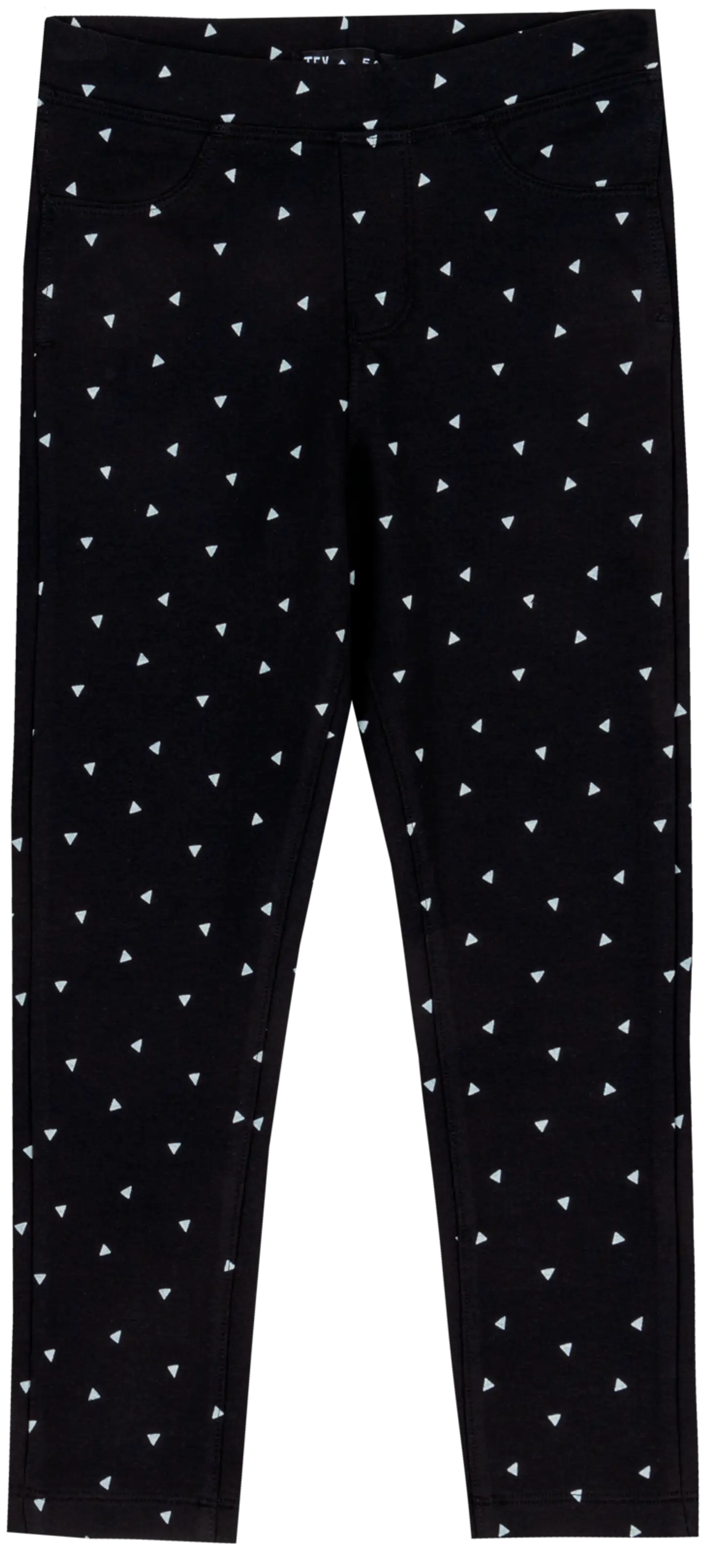 TEX lasten legginsit pilkku I980449 - BLACK 1 - 1