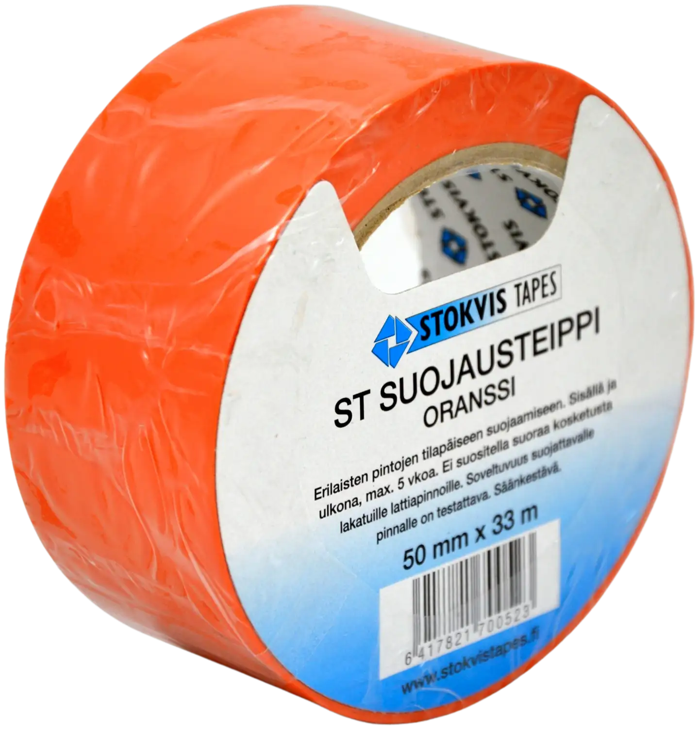 Stokvis Tapes ST-suojausteippi oranssi 50mm x 33m