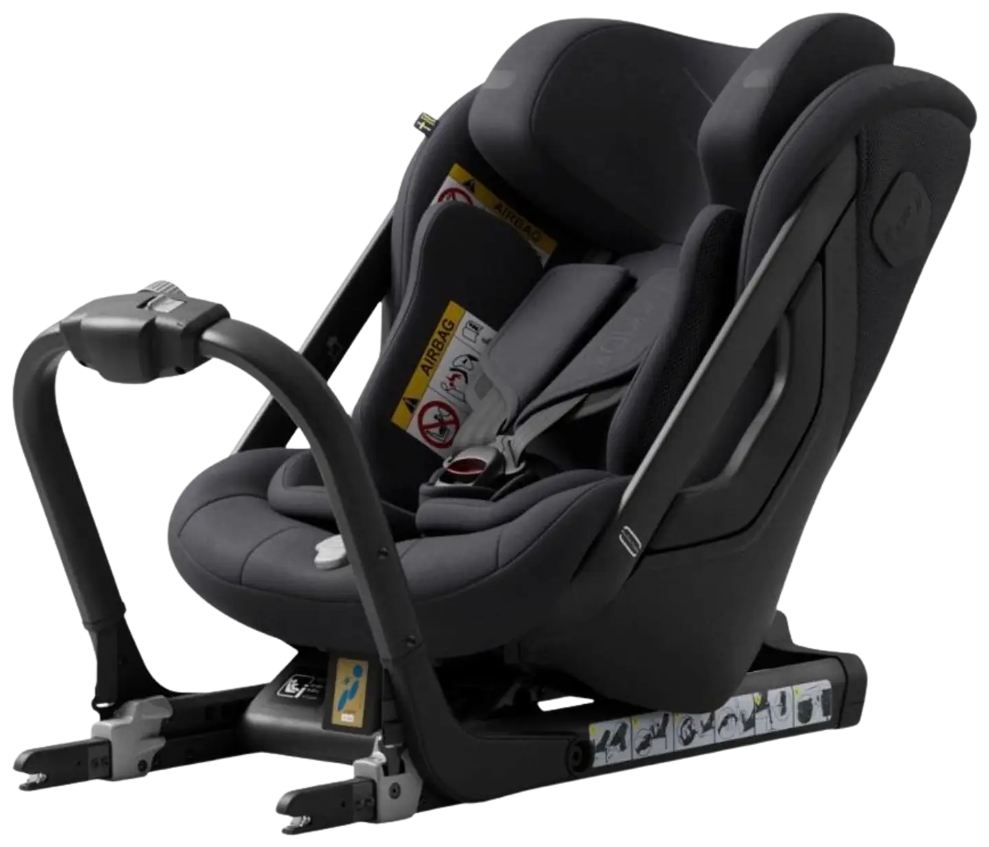 Axkid One 3 turvaistuin 61-125cm Coastal Strom Black - 2