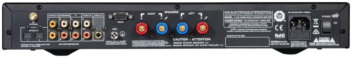 NAD stereovahvistin C328 Hybrid Digital DAC - 3