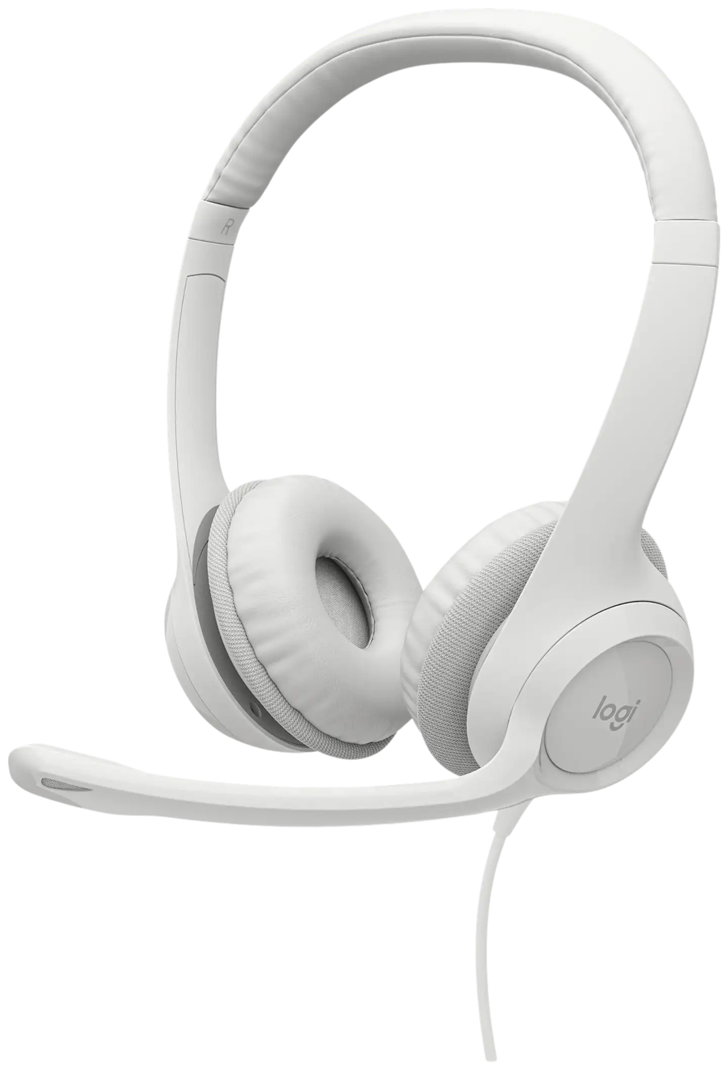 Logitech PC kuuloke H390 USB - valkoinen - 2