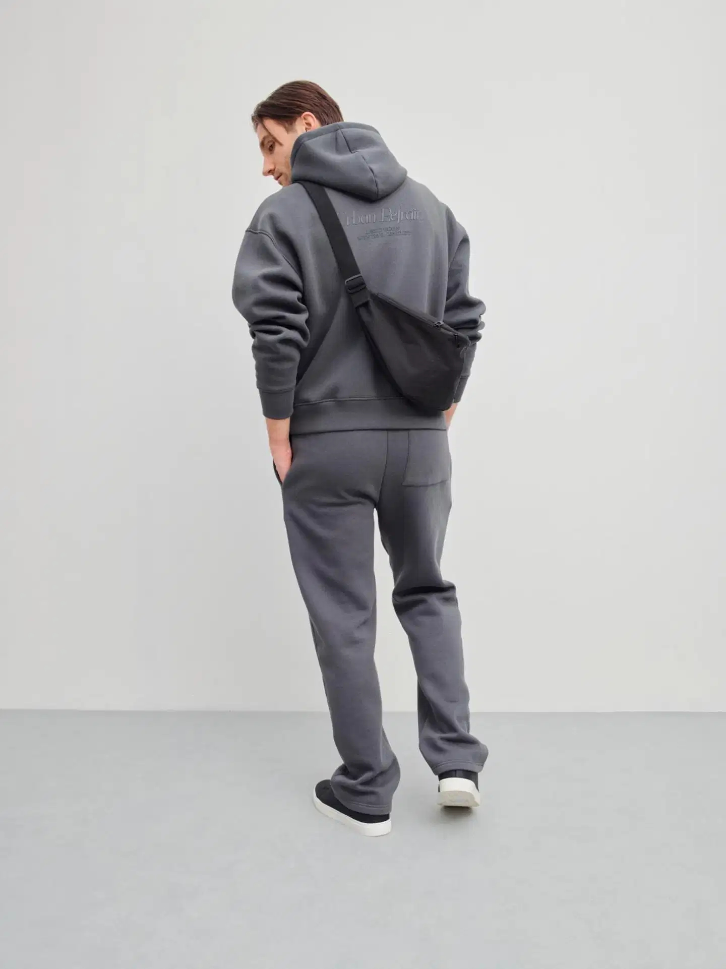 WKLY. miesten collegehousut suora lahje 202W482510 - Dark grey - 3