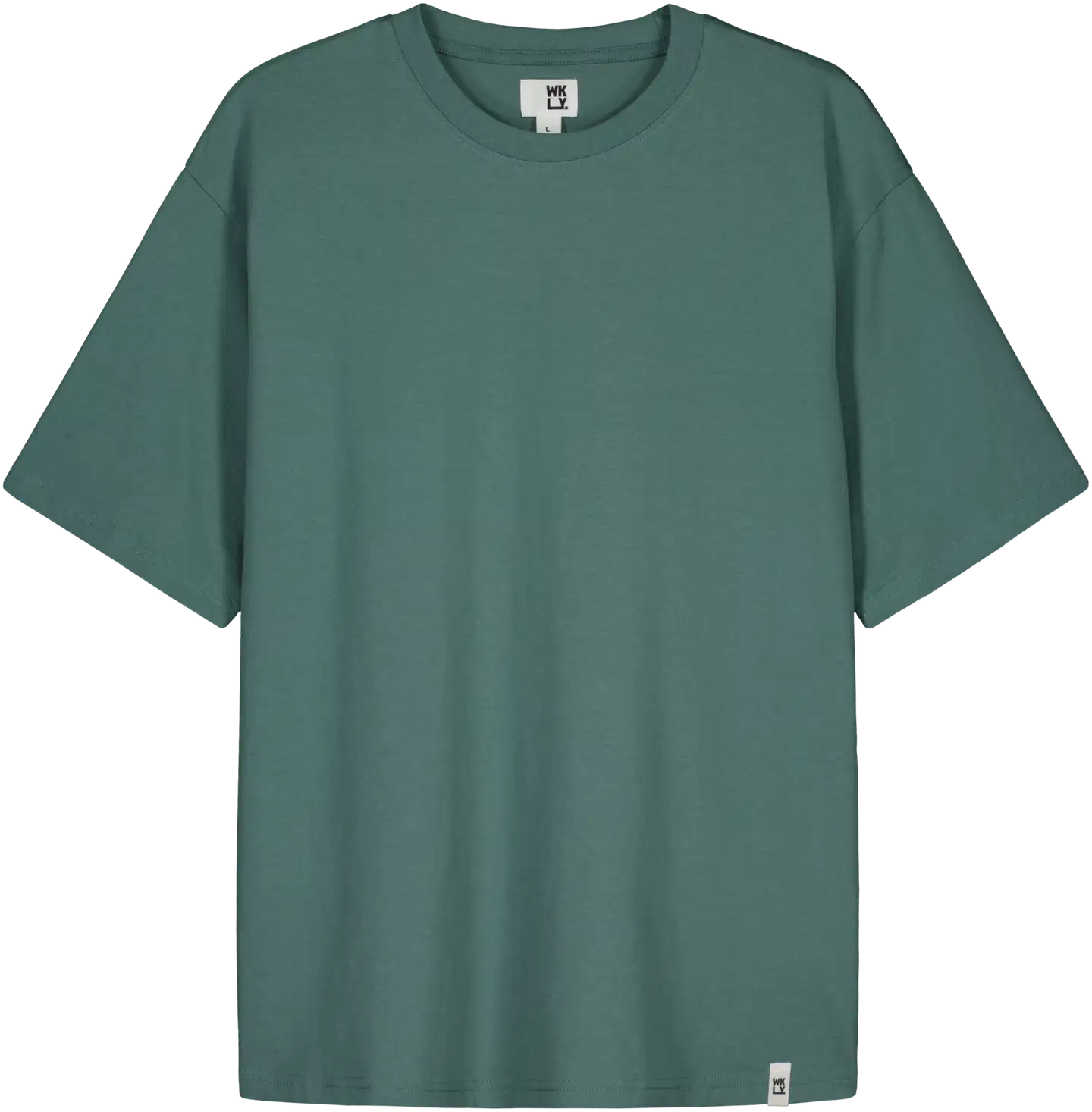 WKLY. miesten t-paita basic oversize 195W042603 - Green - 1