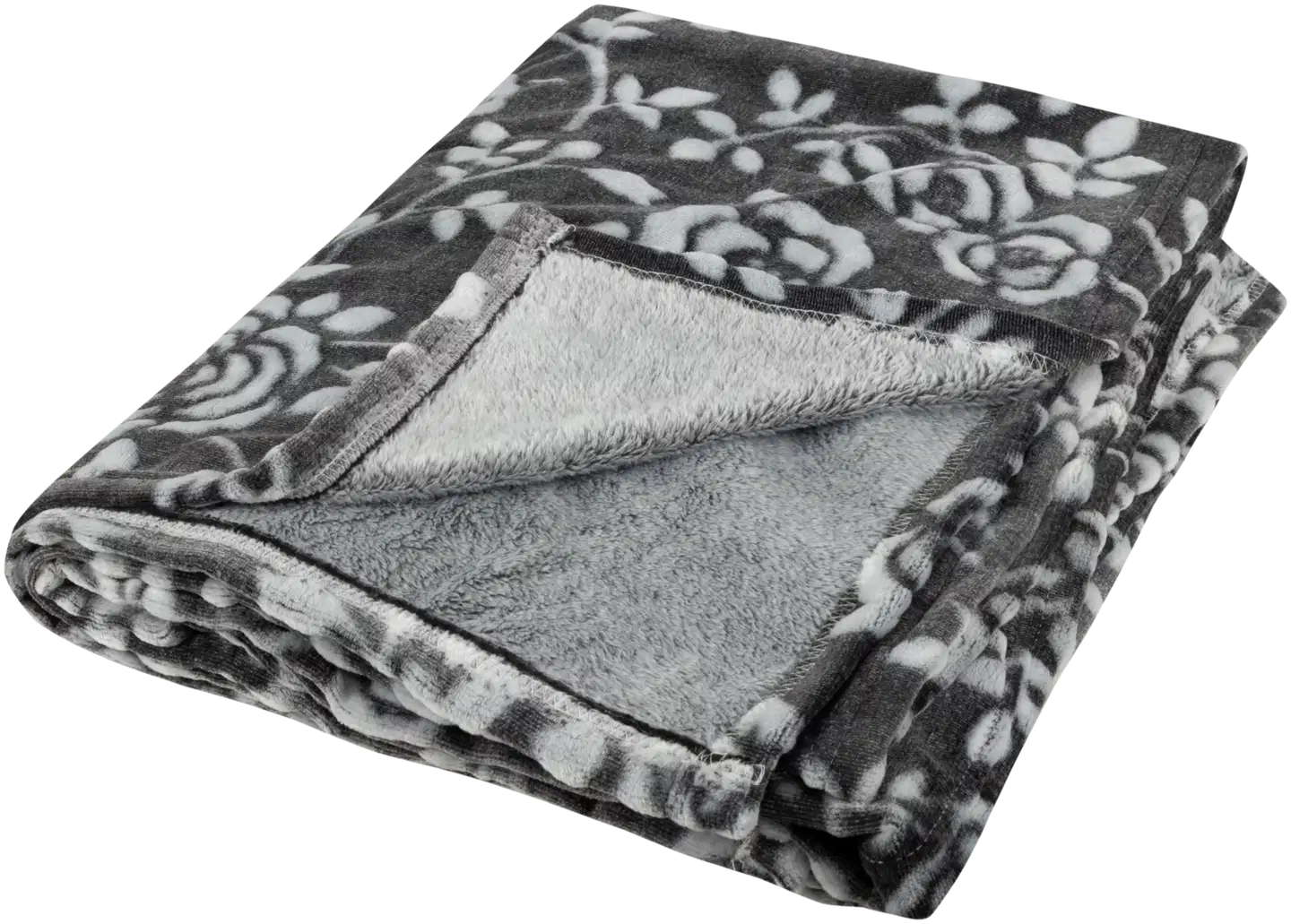 House huopa Rose 130x170 cm tummanharmaa - 1