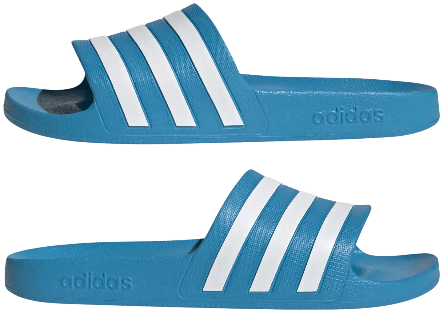 Adilette aqua suihkusandaali - SOLBLU/FTWWHT/SOLBLU - 1