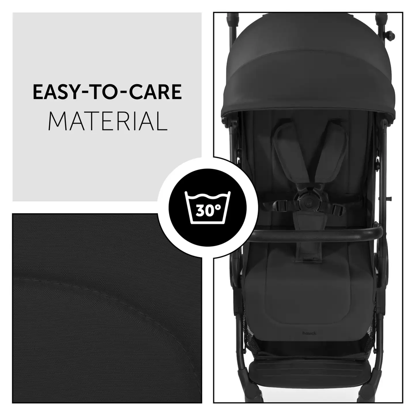 Hauck rattaat Travel N Care musta - 20