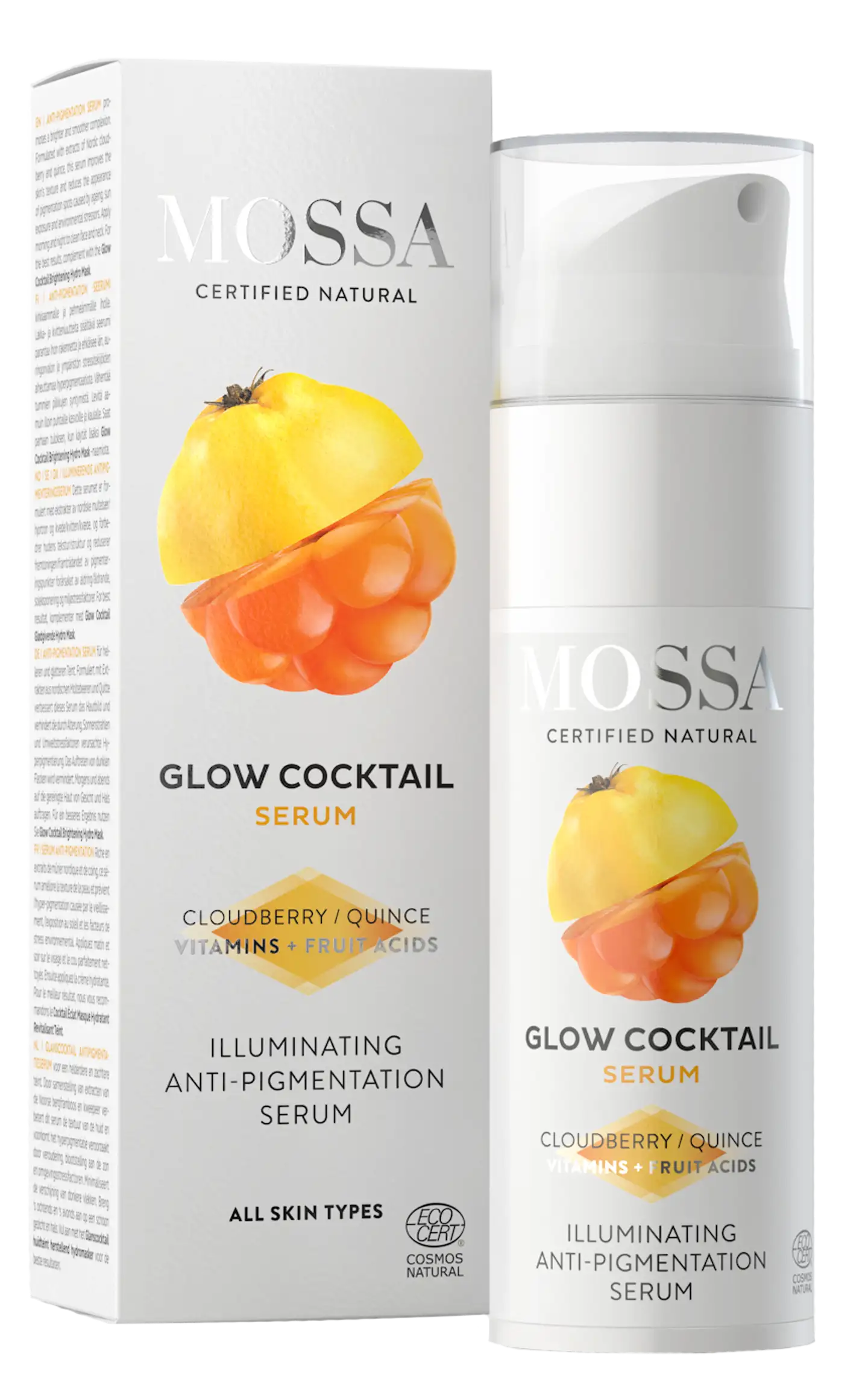 Mossa Glow Cocktail Heleyttävä seerumi 25ml