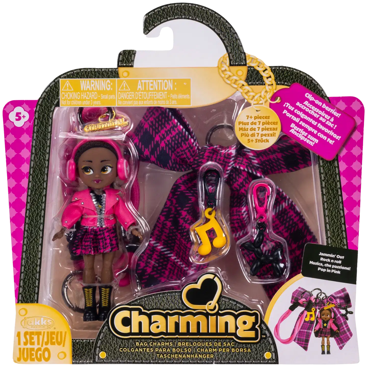 Charming laukkukoristeet, erilaisia - 10